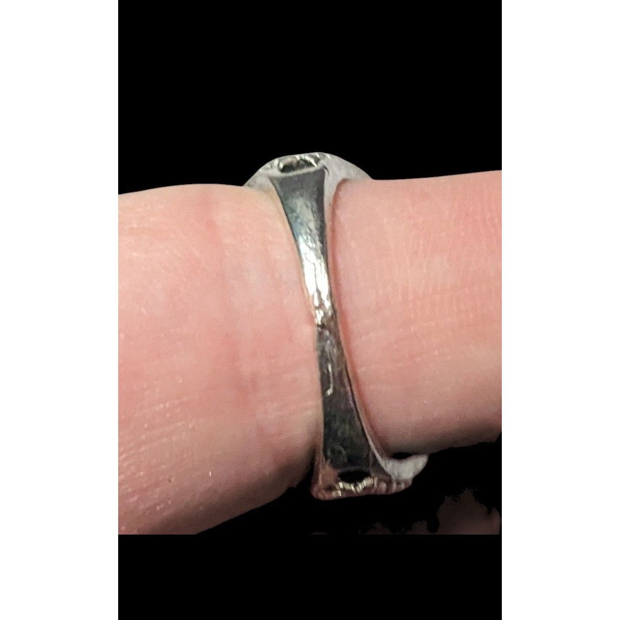 Other Floral Filigree Silver Tone Ring Setting Size 7 3/4 Size ONE SIZE - 4 Thumbnail