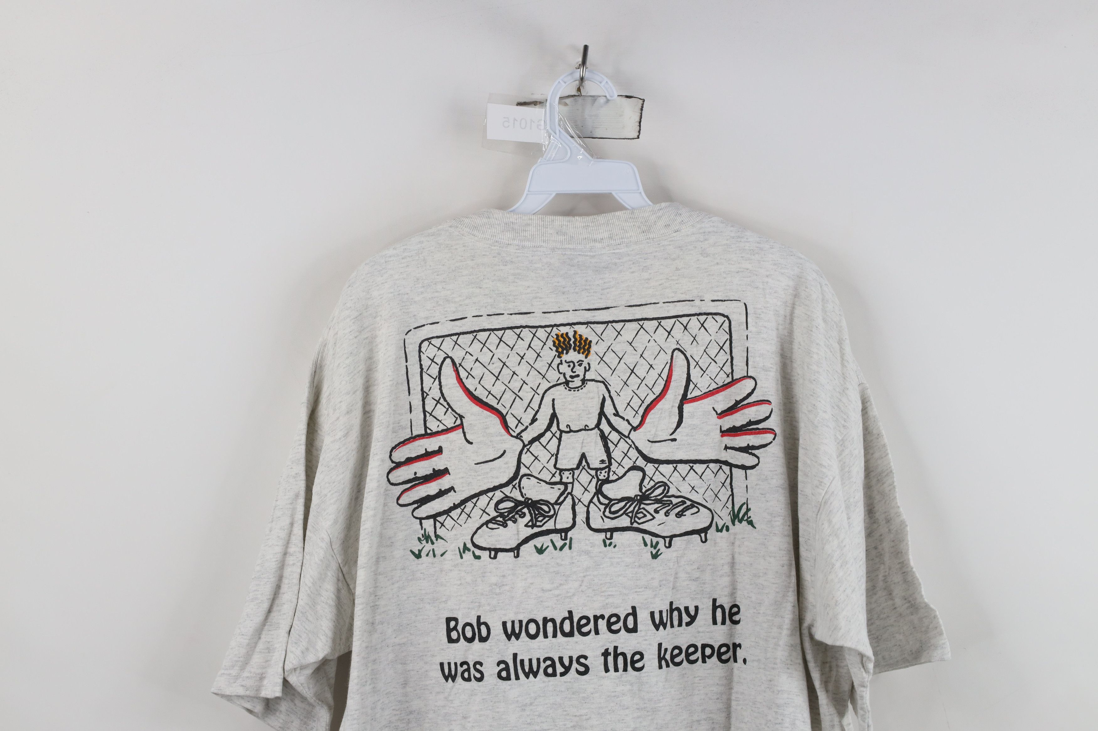 Umbro Vintage 90s Umbro Futbol Goalkeeper Goalie Big Hands T-Shirt Size US XL / EU 56 / 4 - 13 Thumbnail