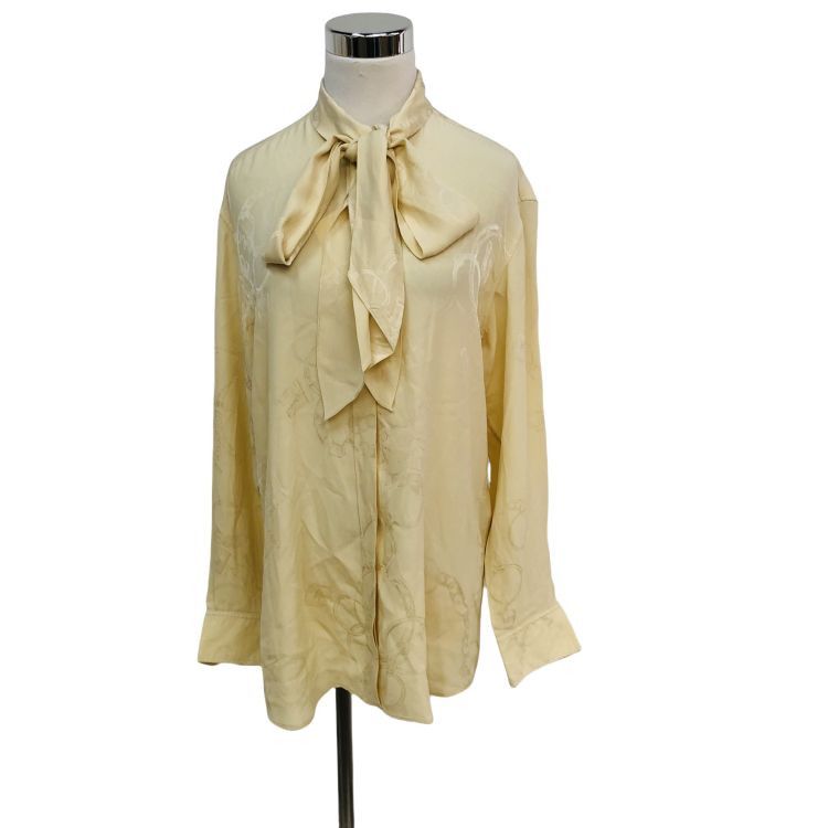 Celine Celine Tonal Chain Print Blouse Size 36 Size XS / US 0-2 / IT 36-38 - 1 Thumbnail