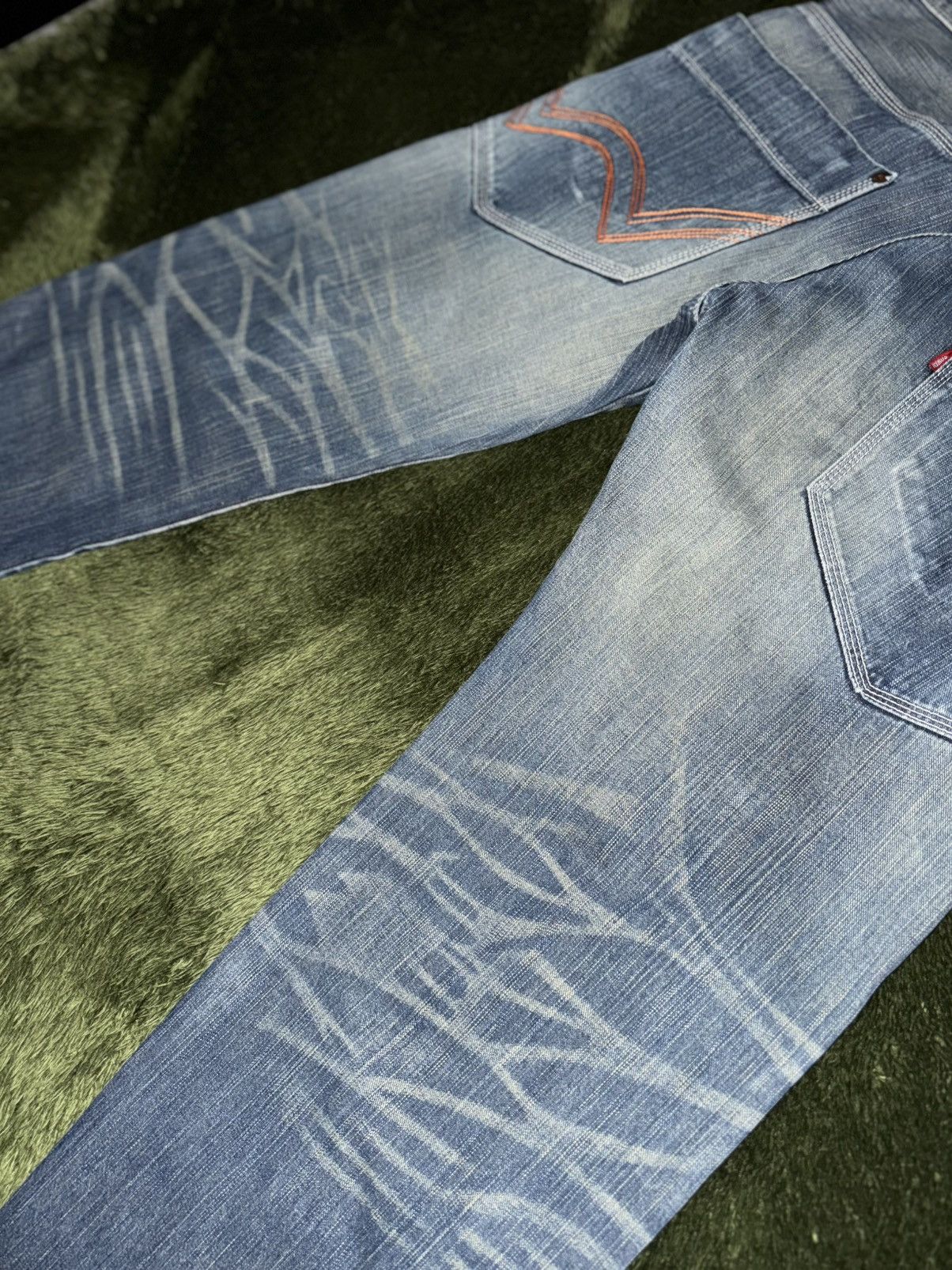 Edwin [32] EDWIN Japan Panel Detail Triple-Stitch Denim Pants Size US 32 / EU 48 - 12 Thumbnail