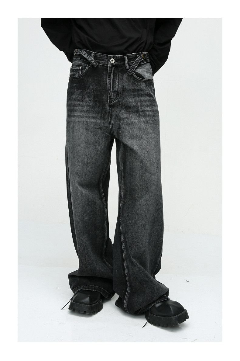 Japanese Brand American high street cool straight loose jeans Size US 34 / EU 50 - 1 Thumbnail