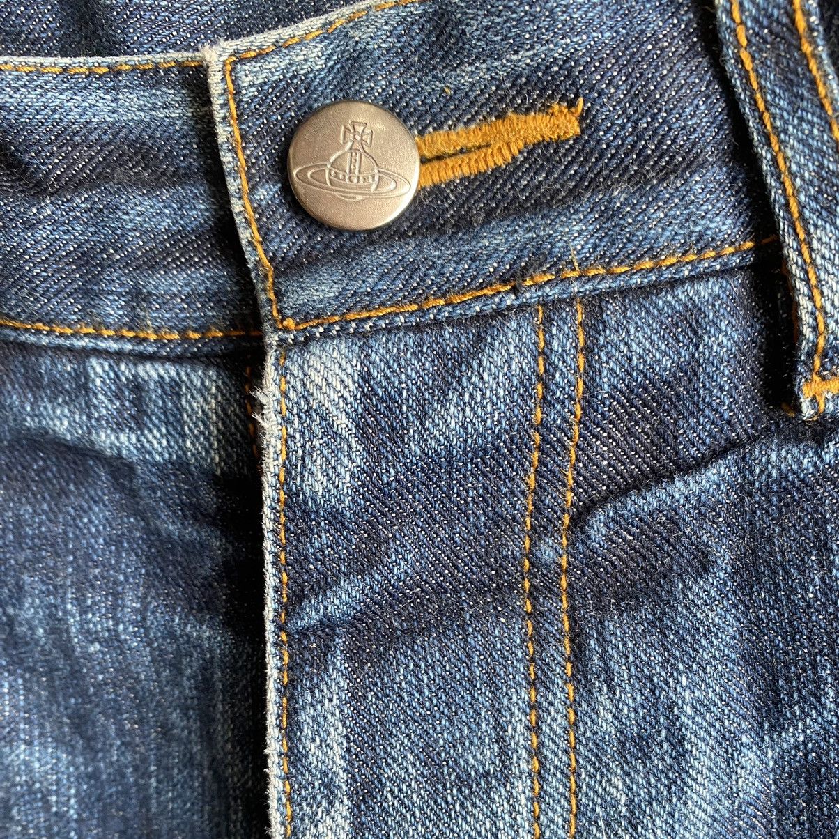 Vivienne Westwood VW Drop Crotch Tapered Jeans Size US 32 / EU 48 - 10 Thumbnail