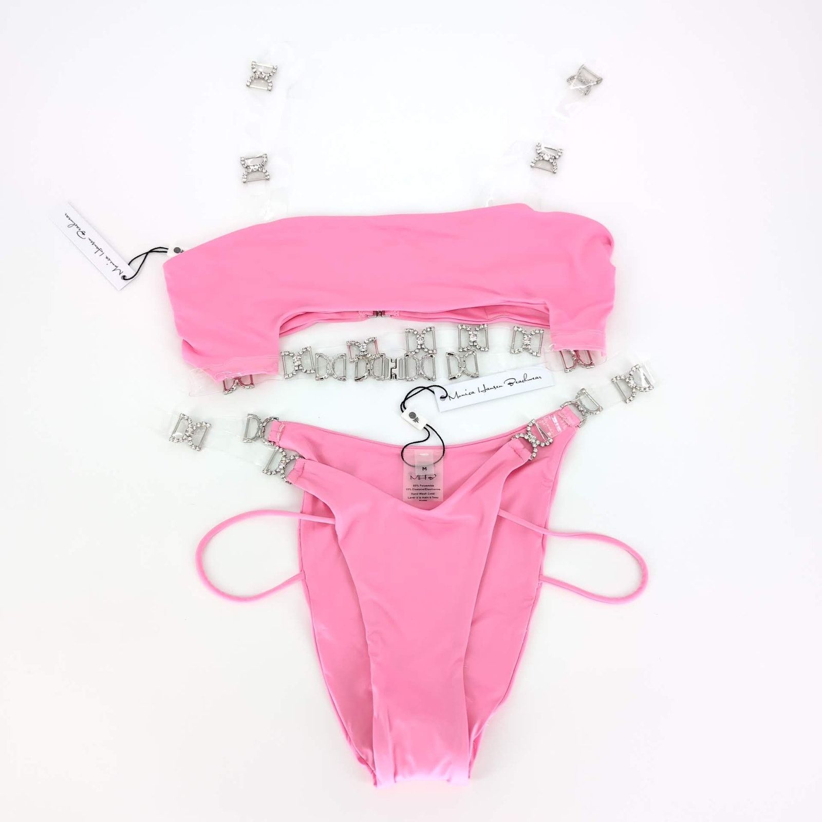 Other NWT Monica Hansen Shine Like A Diamond Pink Panther Set Sz M Size ONE SIZE - 6 Thumbnail