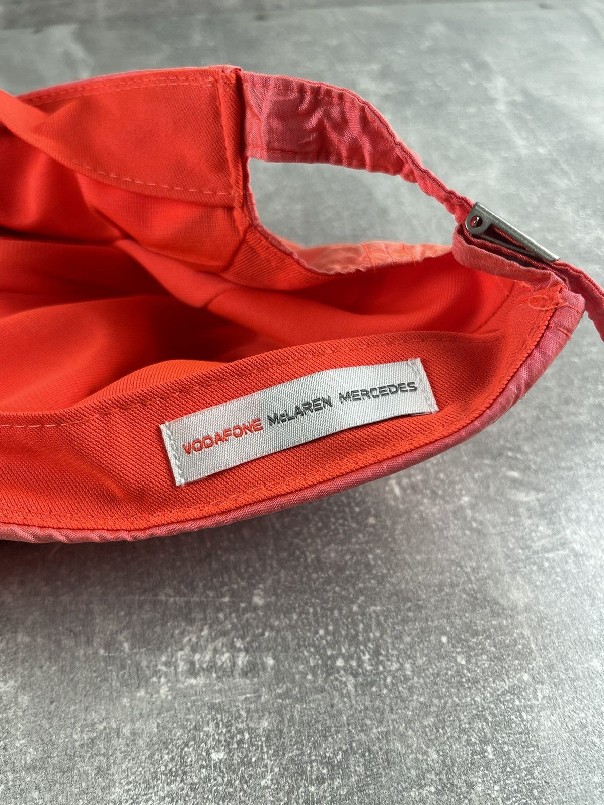 Mercedes-Benz Vodafone McLaren Mercedes Formula 1 Cap 00s Red Racing Hat Size ONE SIZE - 9 Thumbnail