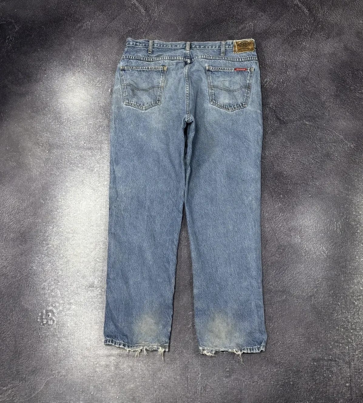 Dickies × Vintage Vintage Dickies USA Faded Blue Work Denim Baggy Jeans Size US 38 / EU 54 - 1 Thumbnail
