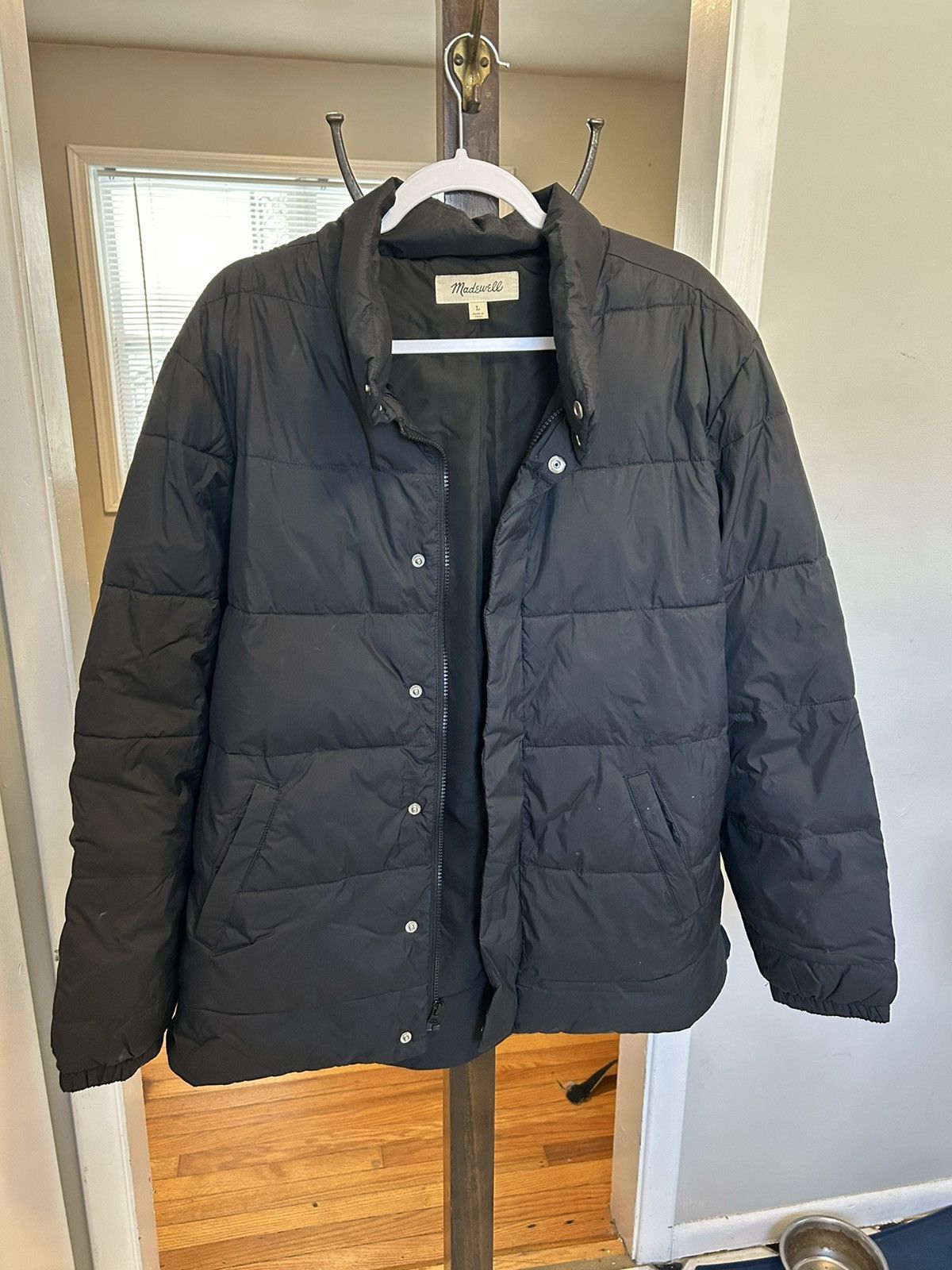 Madewell Madewell Men’s Light Down Jacket Black Size US L / EU 52-54 / 3 - 1 Thumbnail