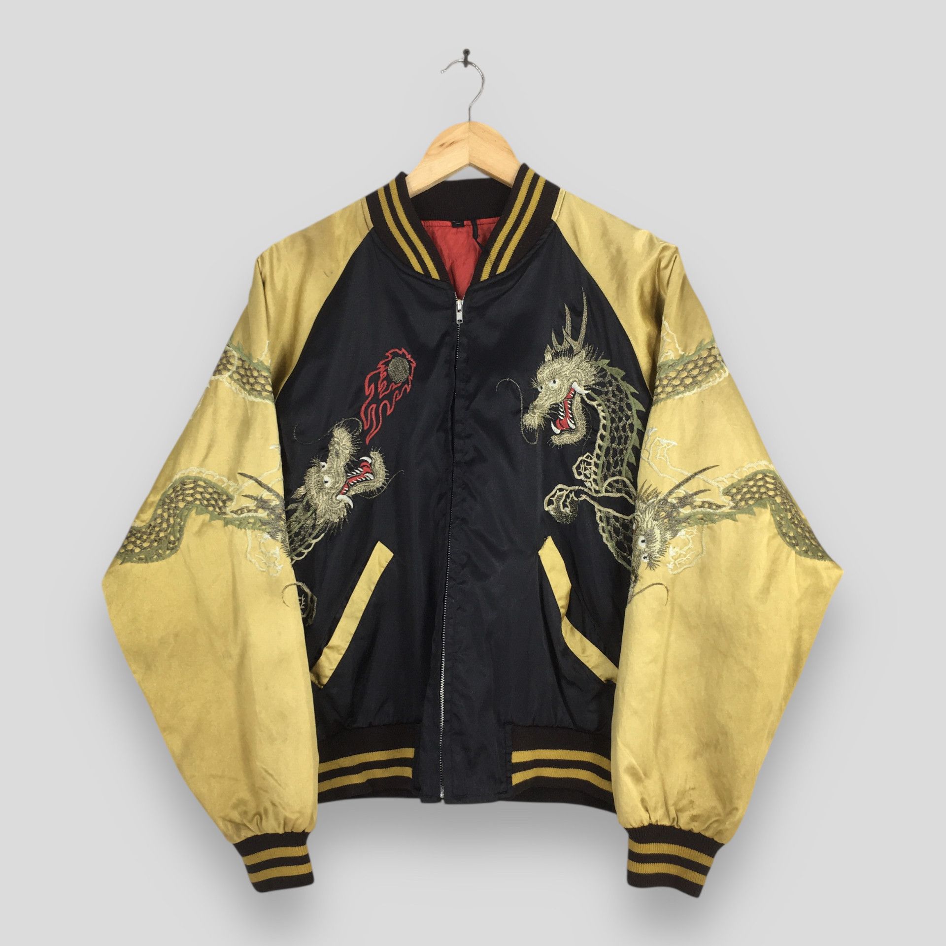 Japanese Brand Vintage 80s Sukajan Yokosuka Dragon Souvenir Jacket M Size US M / EU 48-50 / 2 - 1 Thumbnail