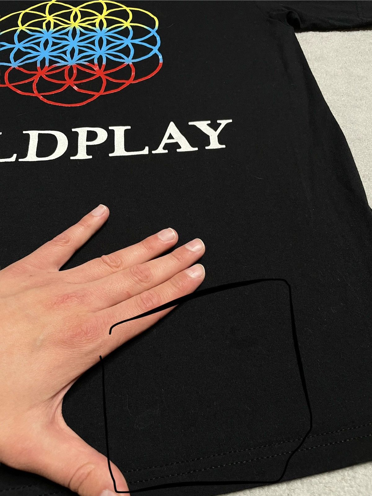 Band Tees Vintage Black T-Shirt Tee Coldplay Dreams Tour Band Size US M / EU 48-50 / 2 - 2 Thumbnail