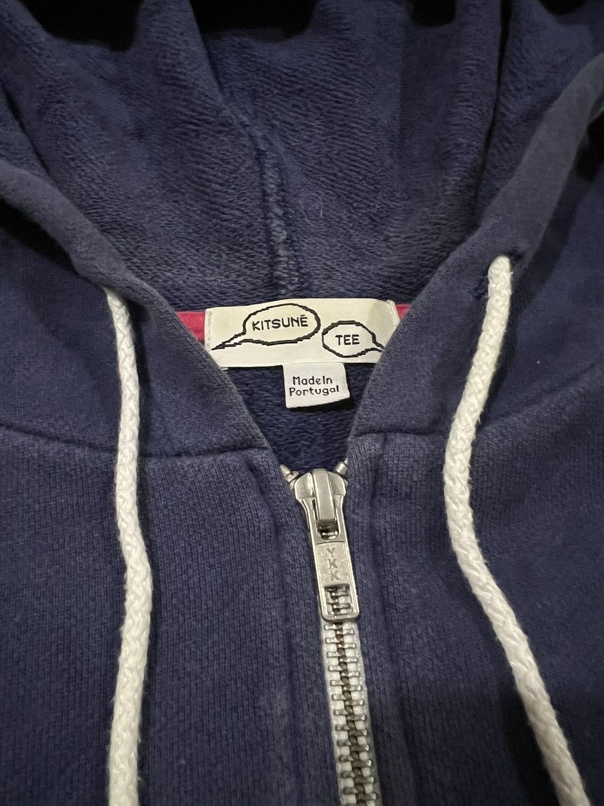 Maison Kitsune Maison Kitsune Paris 3 Bar Two Tones Zipper Hoodie Size US M / EU 48-50 / 2 - 7 Thumbnail