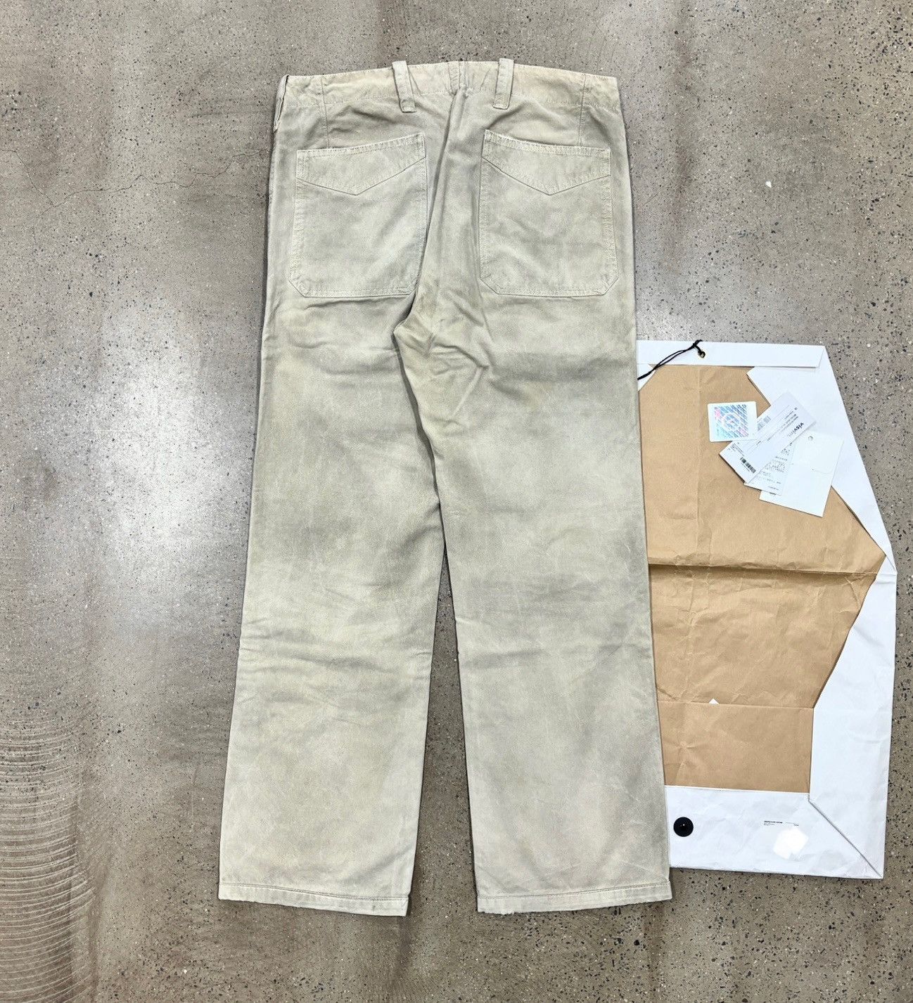 Visvim Visvim 21ss Gifford Pants Dmgd，size 3 Size US 34 / EU 50 - 2 Thumbnail
