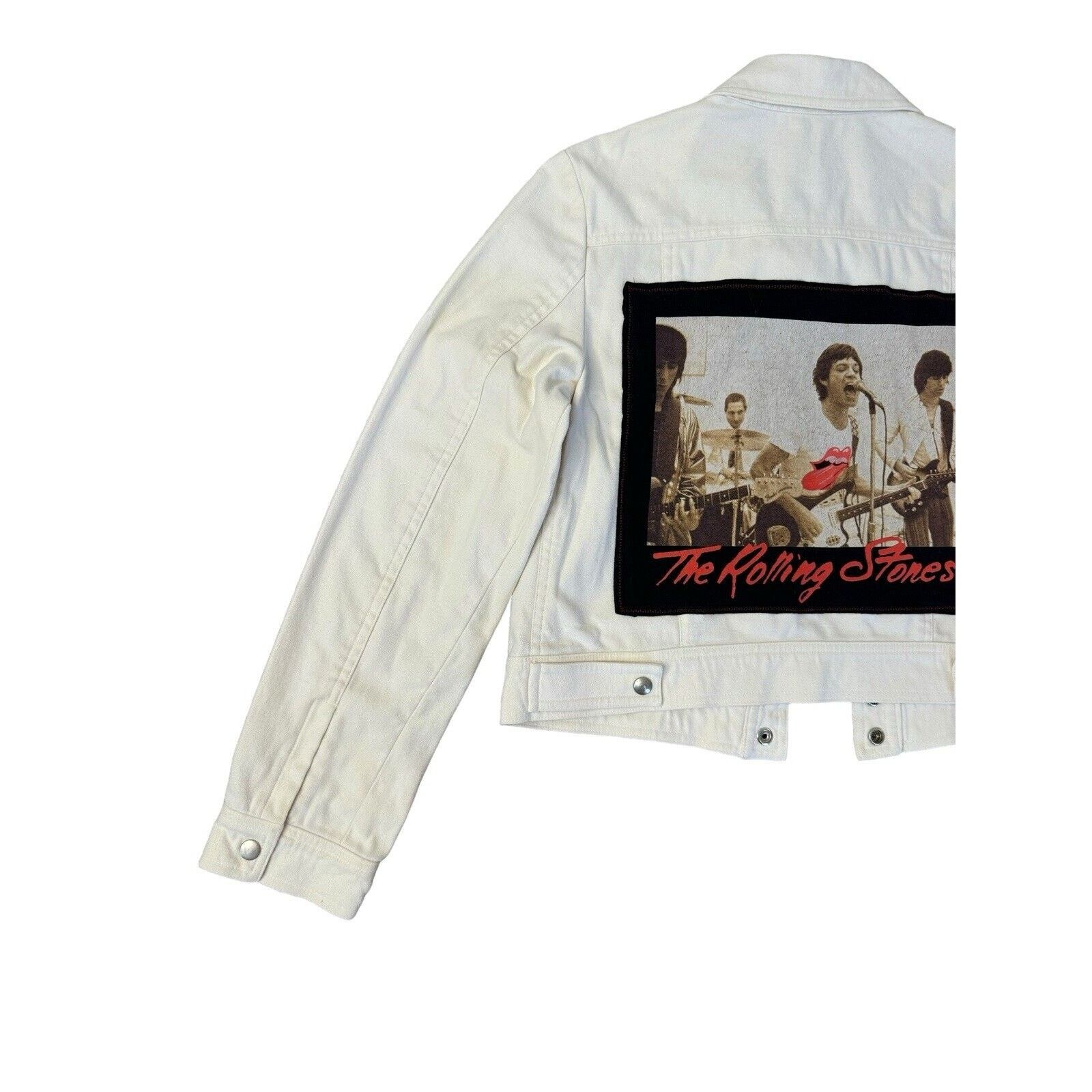 Theory ROLLING STONES Upcycled Retro Vintage 60s 70s Band Jacket M Size M / US 6-8 / IT 42-44 - 7 Thumbnail