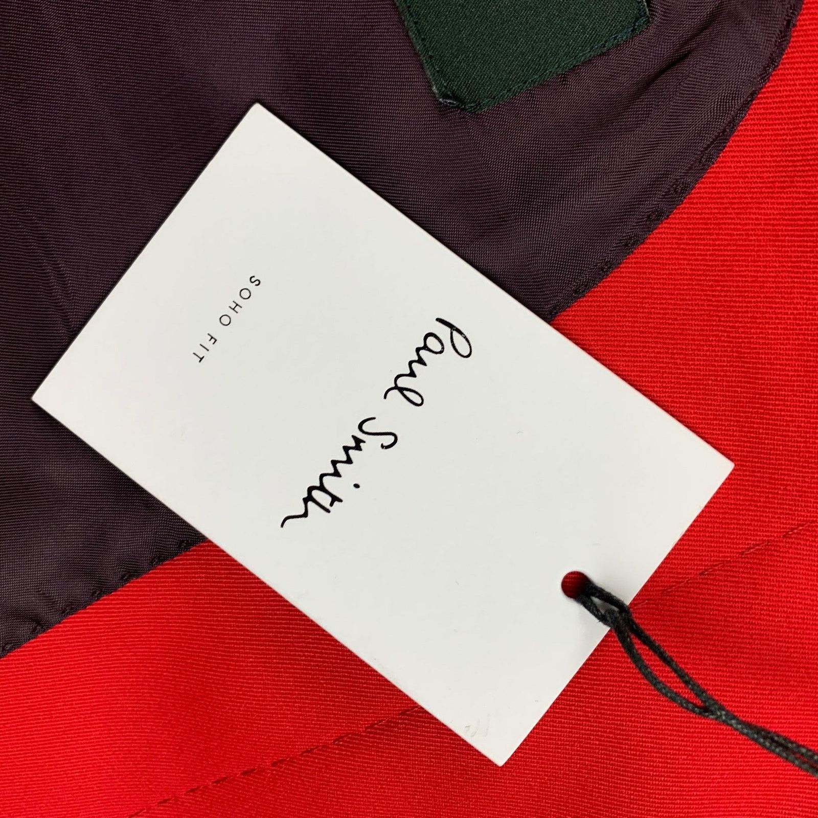 Paul Smith PAUL SMITH Size S Red Wool Polyamide Hidden Placket Coat Size US S / EU 44-46 / 1 - 8 Thumbnail