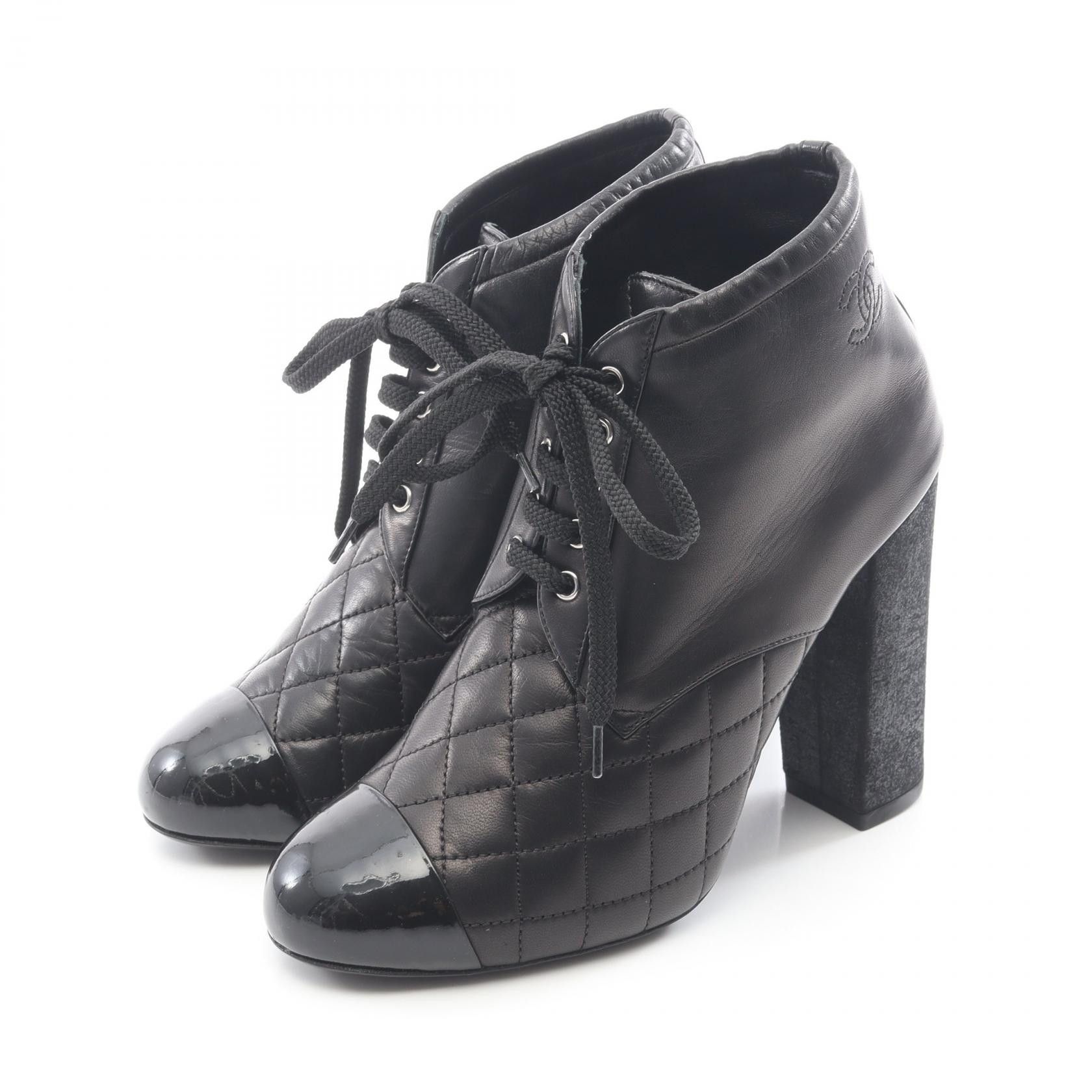 Chanel Chanel Chanel Coco Mark Leather Boots Leather Shoes G28710 DUTY FREE for USA Size ONE SIZE - 1 Thumbnail