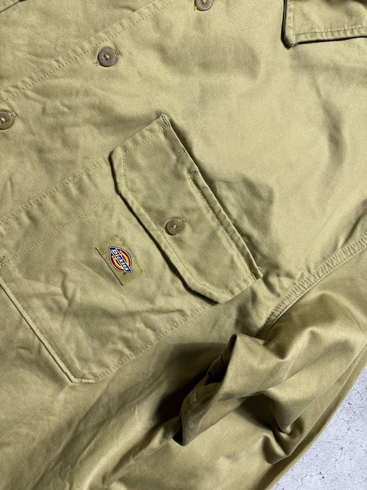 Dickies Dickies Vintage Button Up Shirt Workwear Size L Size US L / EU 52-54 / 3 - 6 Thumbnail
