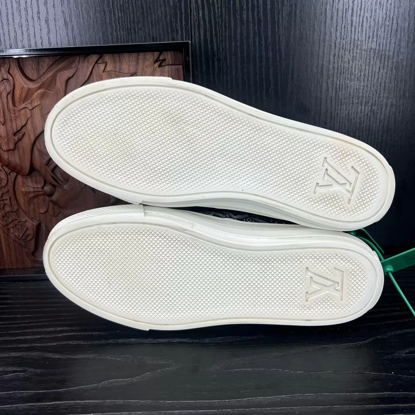 Louis Vuitton LV Playtime Slip-On Black/White 38 Mint With Box Size US 7.5 / IT 37.5 - 7 Thumbnail