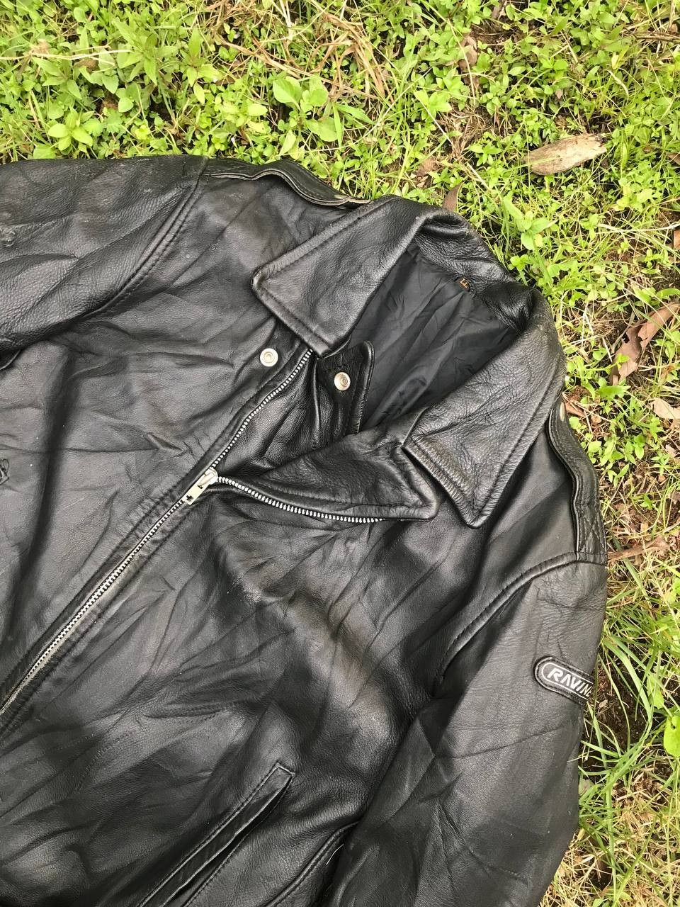 Japanese Brand RAVINE LEATHER BIKER JACKET Size US L / EU 52-54 / 3 - 8 Thumbnail