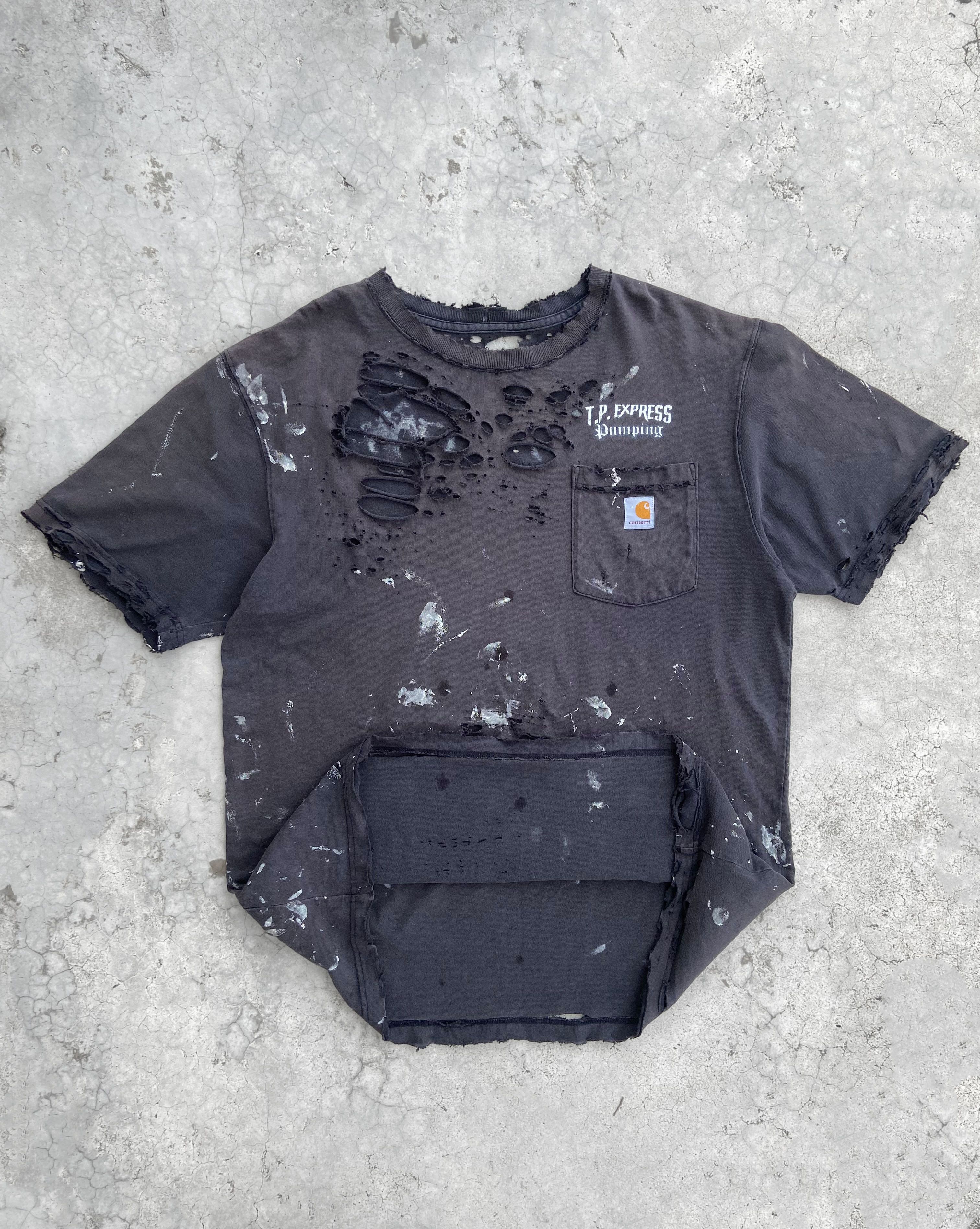 Carhartt × Vintage Carhartt T-Shirt Sun Fade Thrashed Distressed Pocket Size US L / EU 52-54 / 3 - 8 Thumbnail