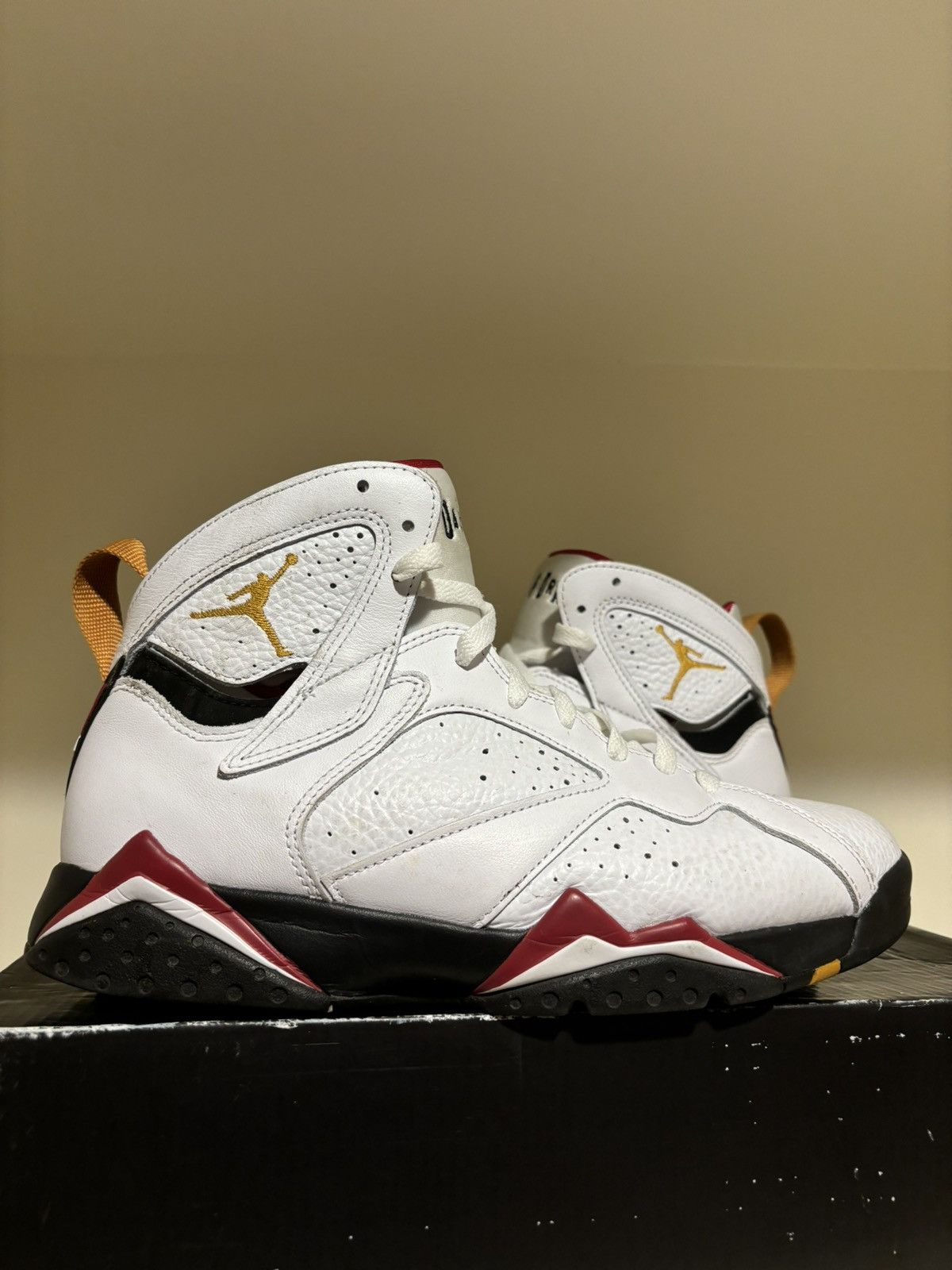 image of Jordan Brand 7 Cardinal Size 9 Shoes in Red, Men's
