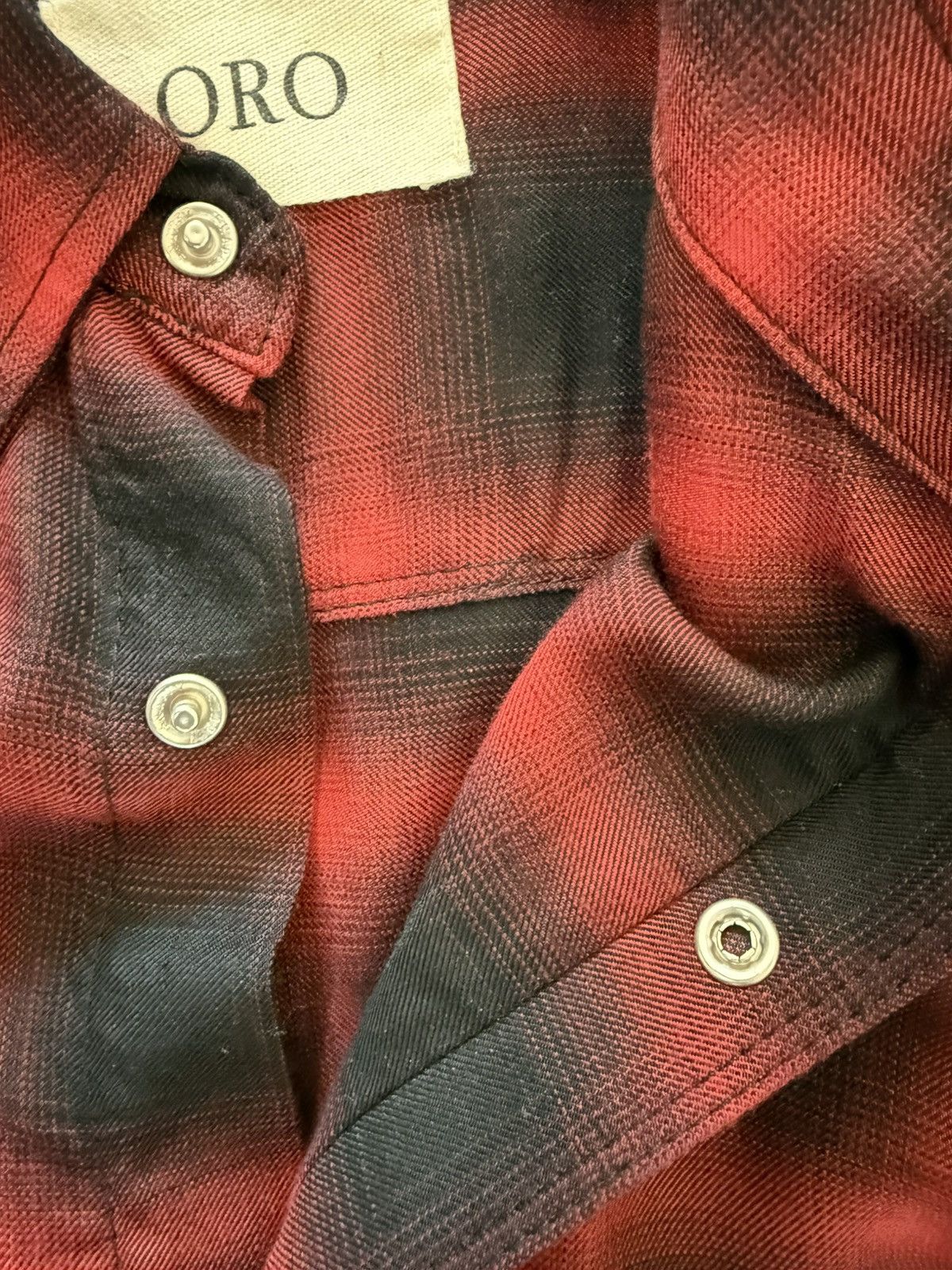 Oro Los Angeles ORO Los Angeles Plaid Men's Casual Button Down - Medium Size US M / EU 48-50 / 2 - 3 Thumbnail