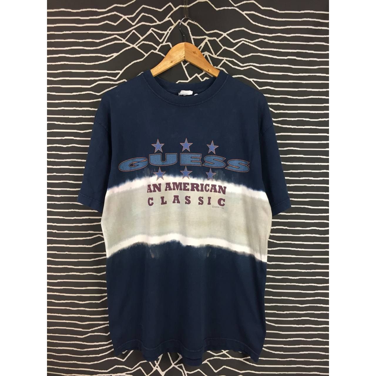 Guess × Vintage Vtg 1995 GUESS An American Classic Made In Usa Tie Dye Tee Size US M / EU 48-50 / 2 - 1 Thumbnail