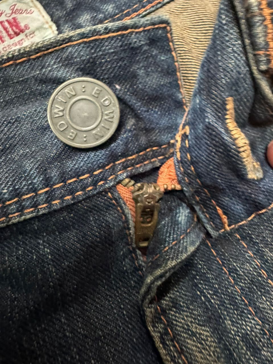 Edwin 💥Flare💥Vintage Edwin Buckle Back Sick Rusty Mudwash Distress Size US 31 - 10 Thumbnail