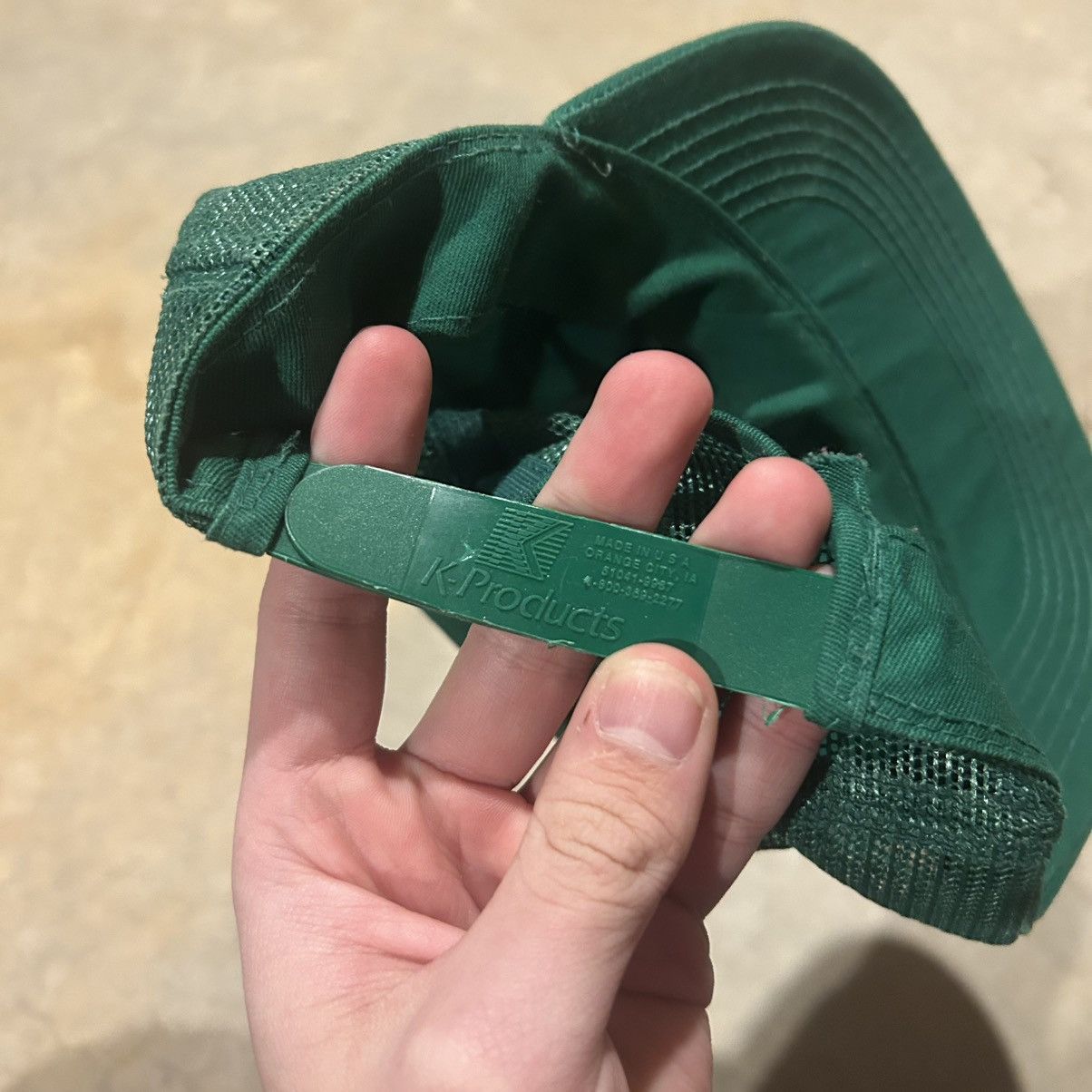 John Deere × Vintage Vintage 90s John Deere K Products Mesh Trucker Hat Size ONE SIZE - 6 Thumbnail