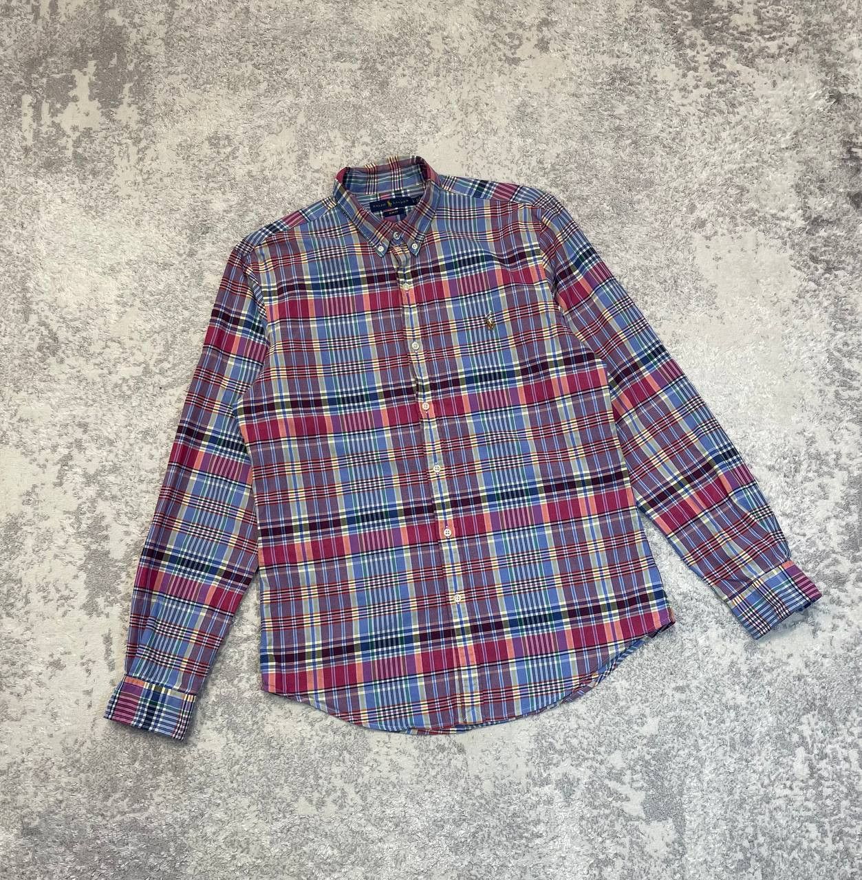 Ralph Lauren Ralph Lauren Slim Fit Plaid Shirt Mens Multicolor Button Size US L / EU 52-54 / 3 - 2 Thumbnail