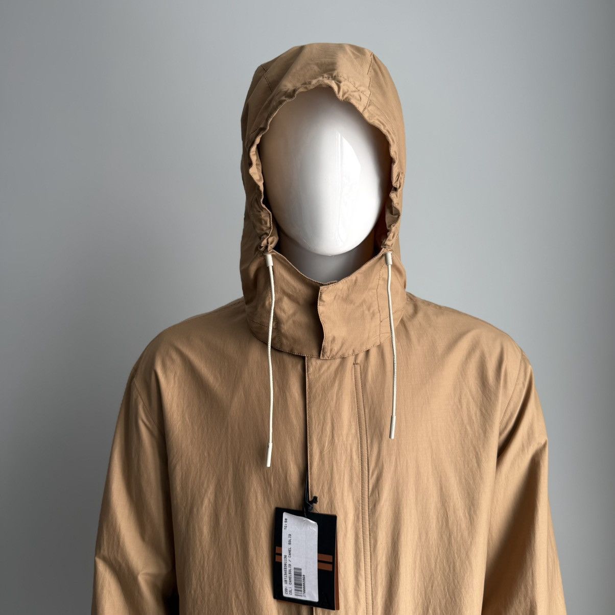 Ermenegildo Zegna Ermenegildo Zegna Leggerissimo Cotton Silk Long Hooded IT50 Size US M / EU 48-50 / 2 - 7 Thumbnail