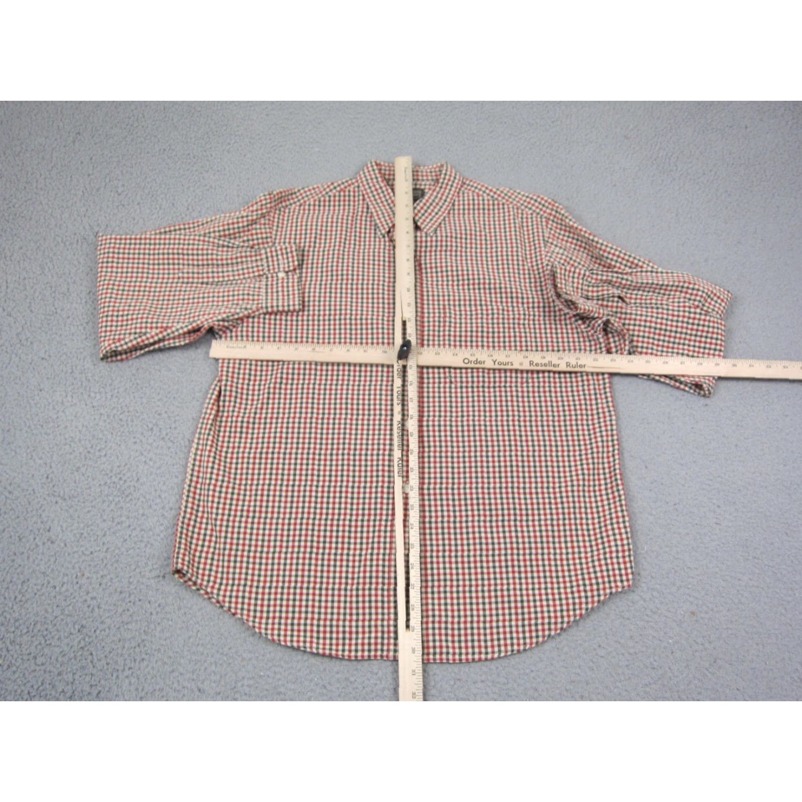 Abercrombie & Fitch VINTAGE Abercrombie & Fitch Shirt Mens Large Red Check Gingham Button Up 90s Size US L / EU 52-54 / 3 - 4 Thumbnail