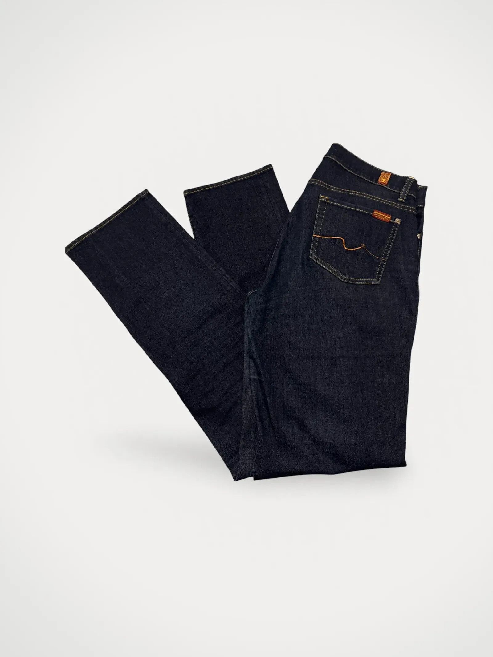7 For All Mankind 7 For All Mankind The straight bair clean rinse Jeans Size 30" / US 8 / IT 44 - 1 Thumbnail