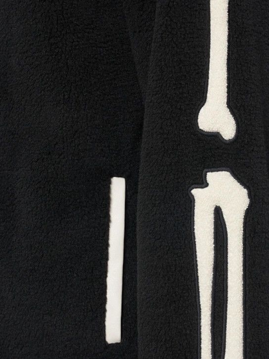 Amiri o1lsvrm0425 Bones teddy jacket in Black Size US L / EU 52-54 / 3 - 5 Thumbnail