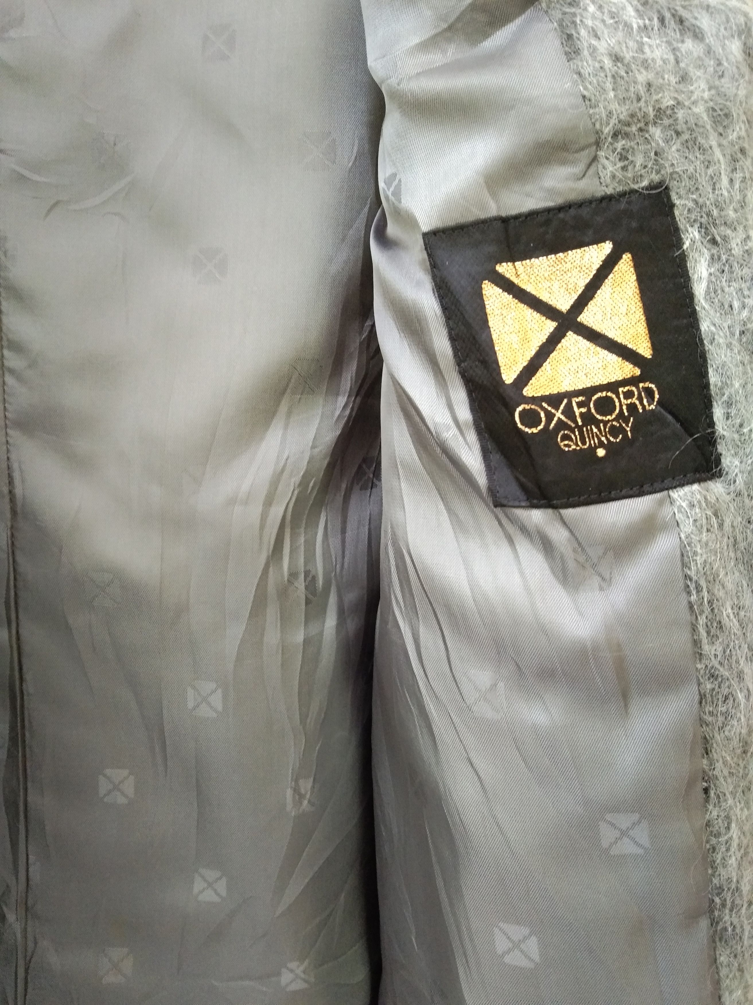 Vintage OXFORD DOUBLE-BREASTED MOHAIR JACKET Size L / US 10 / IT 46 - 7 Thumbnail