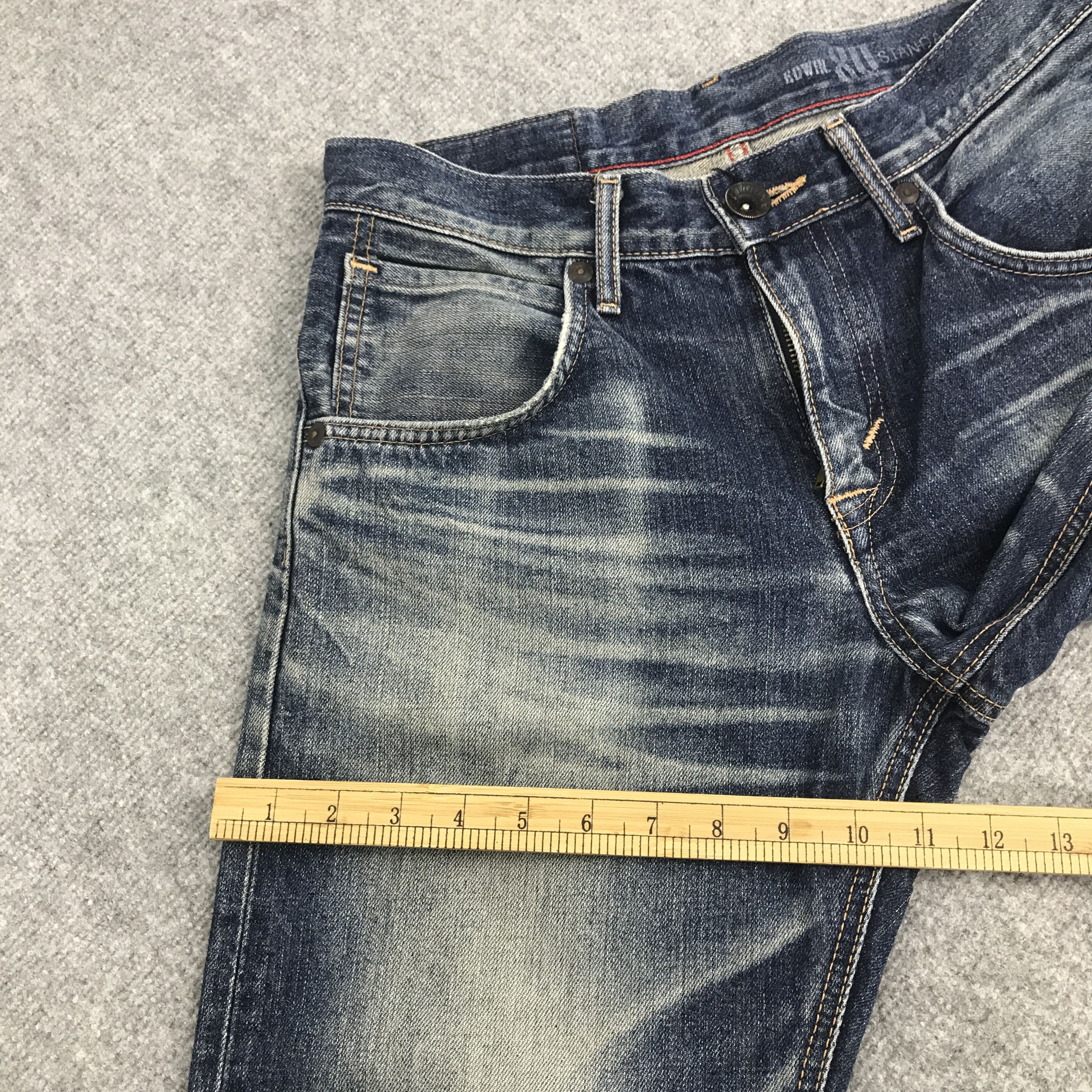 Edwin × Japanese Brand Rare Edwin Japan ifsixwasnine style Faded Denim pants Size US 30 / EU 46 - 9 Thumbnail