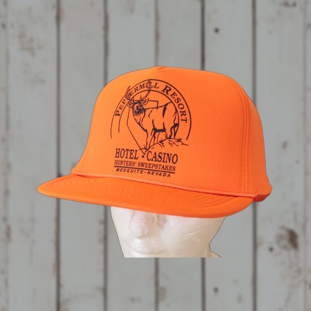 Hunter VINTAGE mohr's Trucker Hat Orange Neon Thick NEW Adjustable Unisex Adults - 80s 90s Classic Hat, Travel, Casual, Workwear Mens Womens Size ONE SIZE - 1 Thumbnail