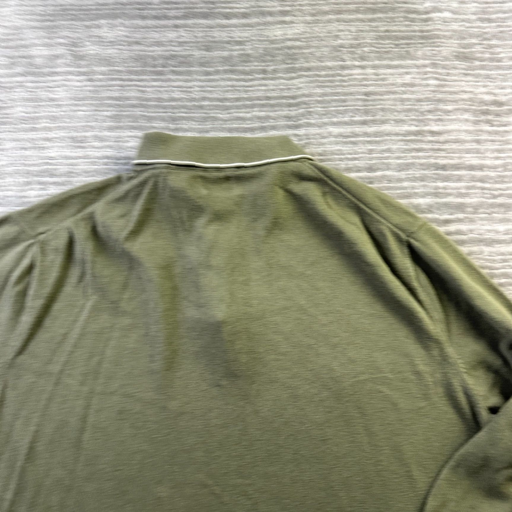J.Crew J Crew Polo Shirt Mens Medium Green Knit Silk Blend Size US M / EU 48-50 / 2 - 4 Thumbnail