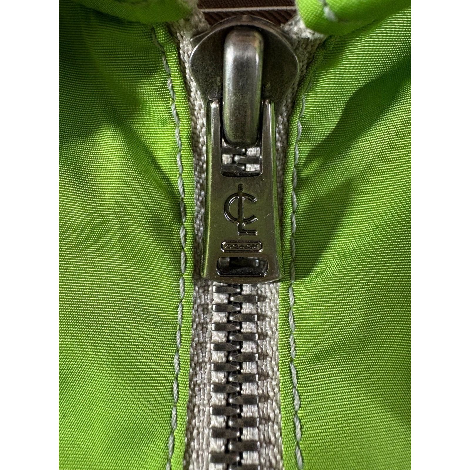 Coach Coach Leatherware full zip Jacket size M color Green Size US M / EU 48-50 / 2 - 10 Thumbnail