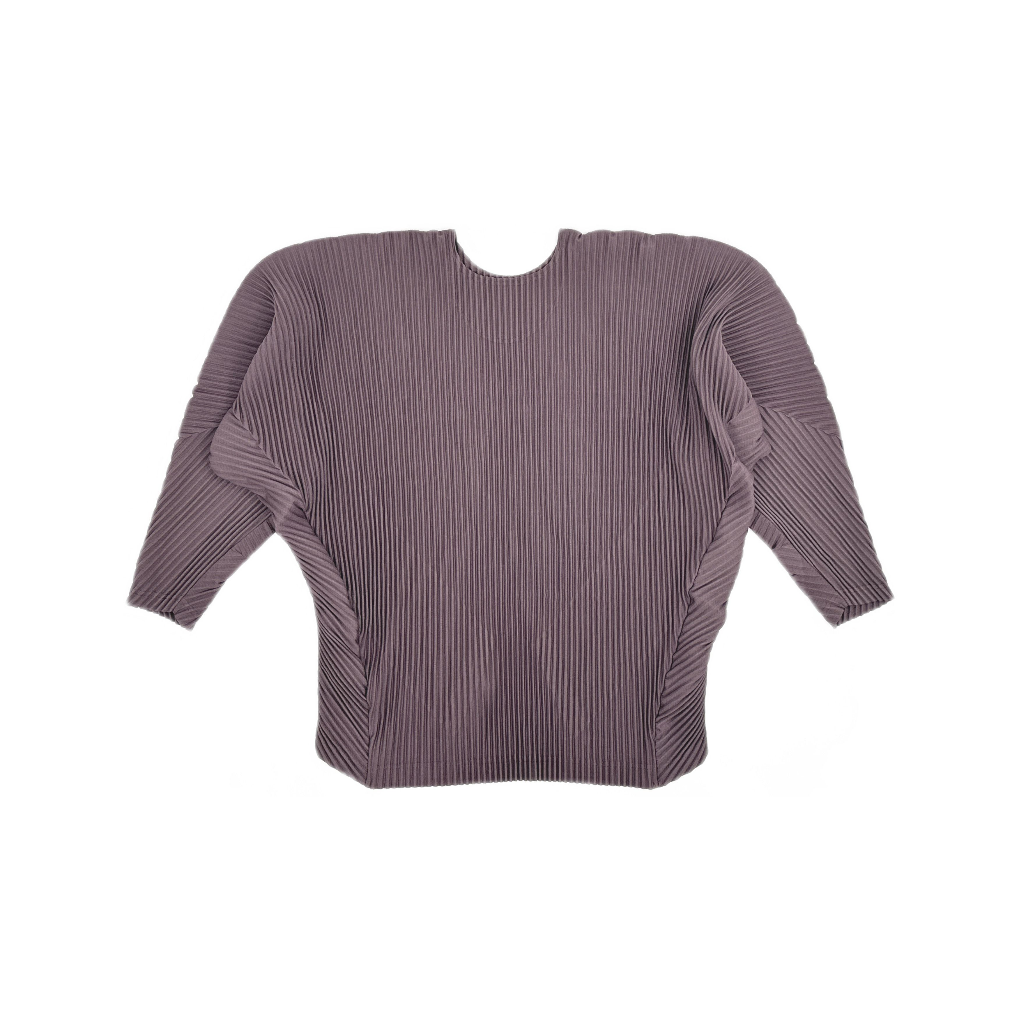 Issey Miyake Homme Plissé Issey Miyake Pleated Long Sleeve Tee Size L Size US L / EU 52-54 / 3 - 1 Thumbnail
