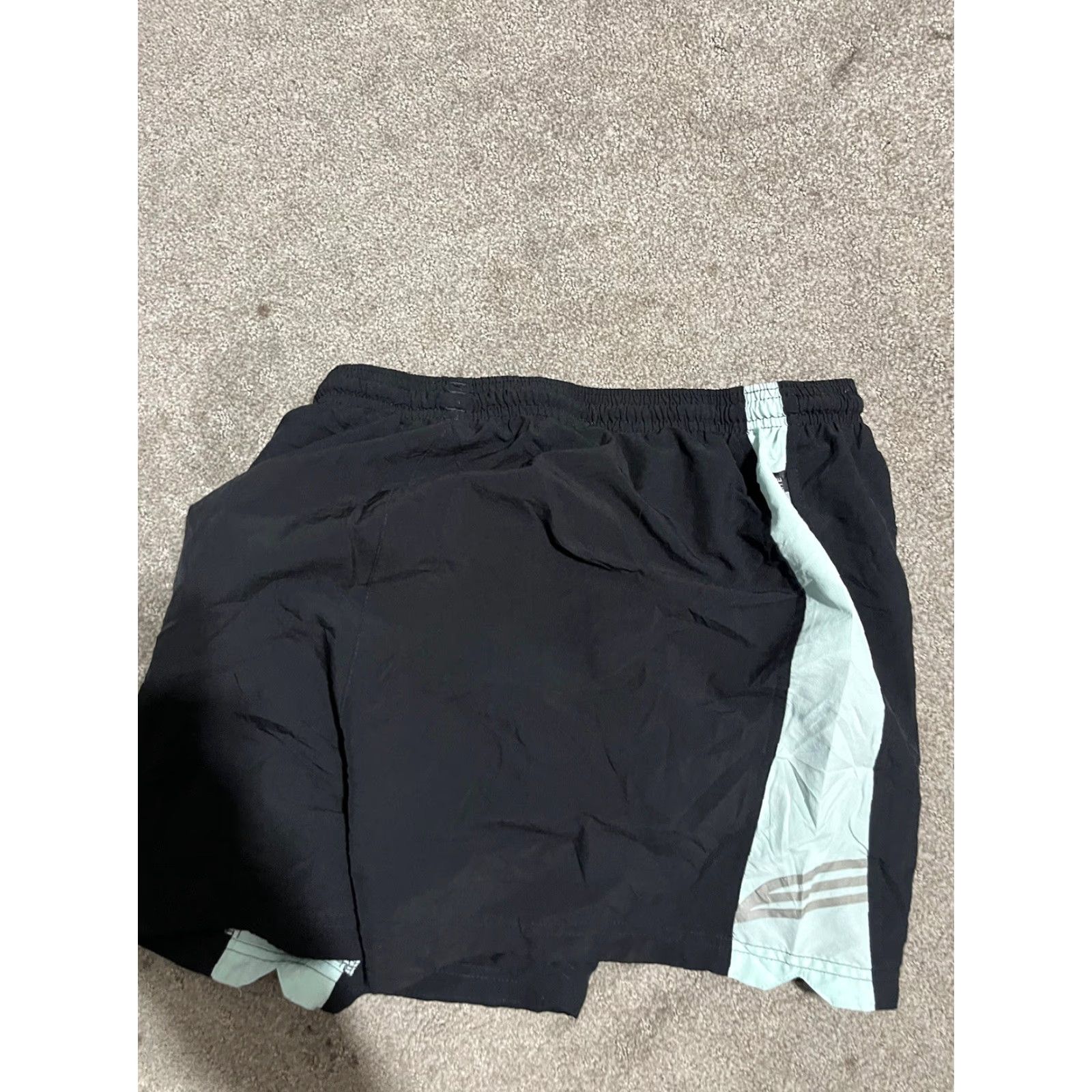 Adidas Women’s Adidas Soccer Shorts Black Blue Medium Nylon Athletic Women’s Sz M Size 32" / US 10 / IT 46 - 2 Thumbnail