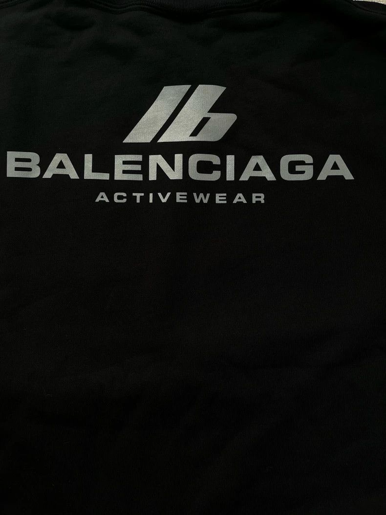 Balenciaga Balenciaga Letter reflective logo crewneck sweatshirt Size M / US 6-8 / IT 42-44 - 4 Thumbnail