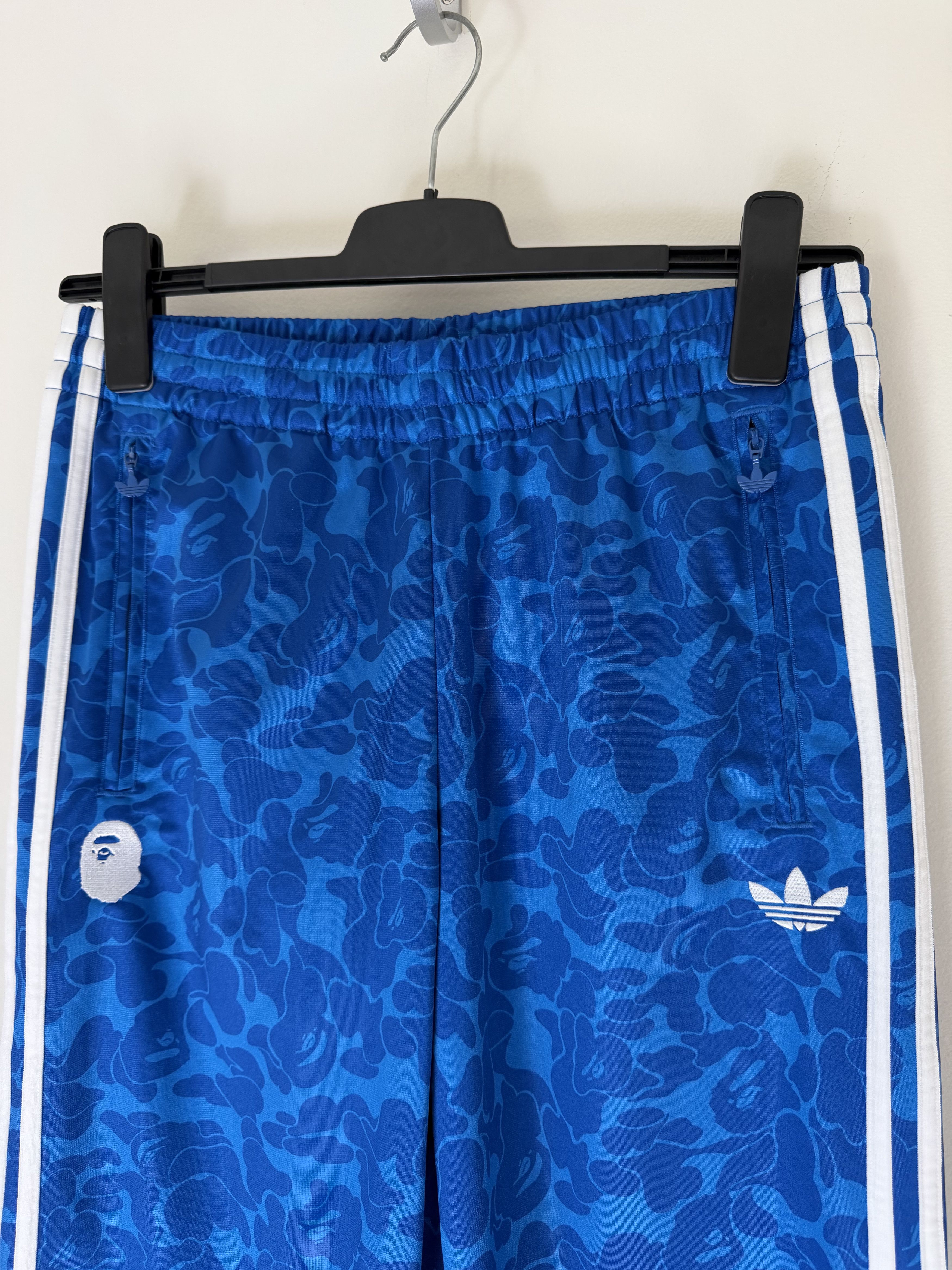Adidas × Bape Bape Adidas All Over Print Track Pants in Blue Size US 32 / EU 48 - 2 Thumbnail