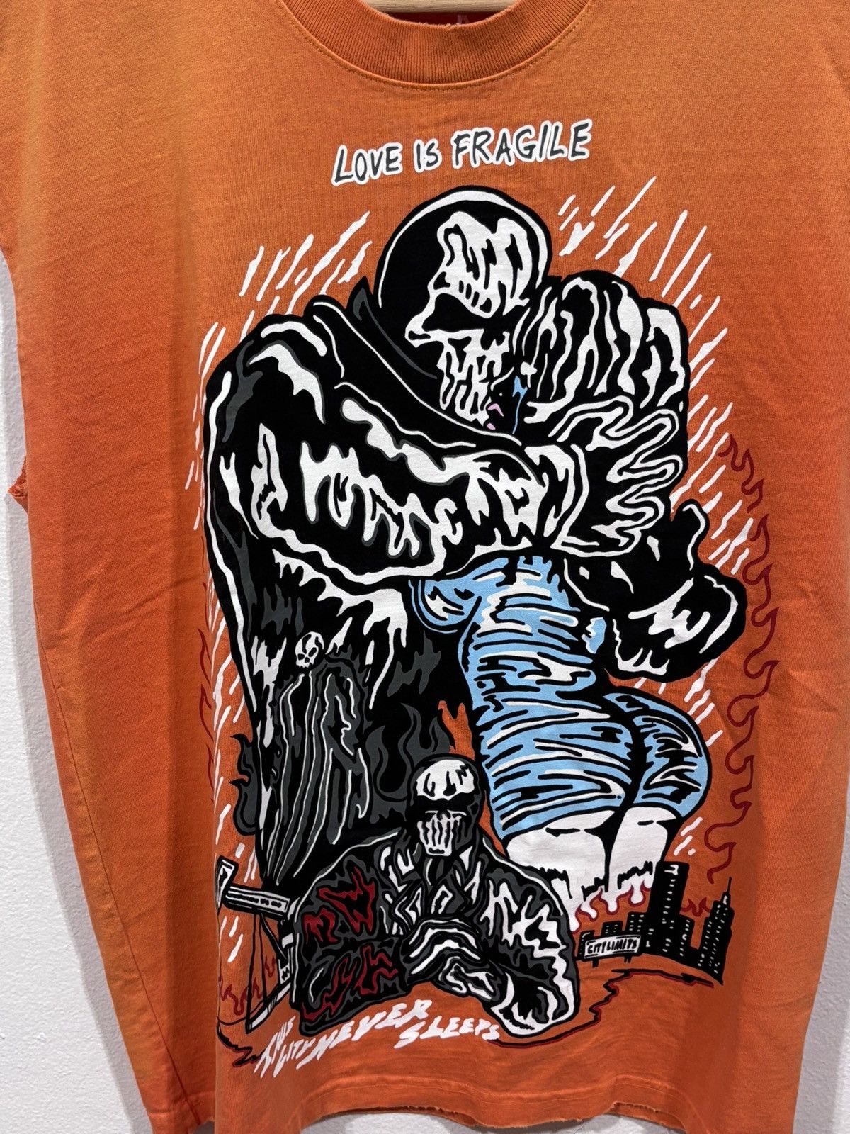 Warren Lotas Warren Lotas Love is Fragile Orange Size US M / EU 48-50 / 2 - 2 Thumbnail