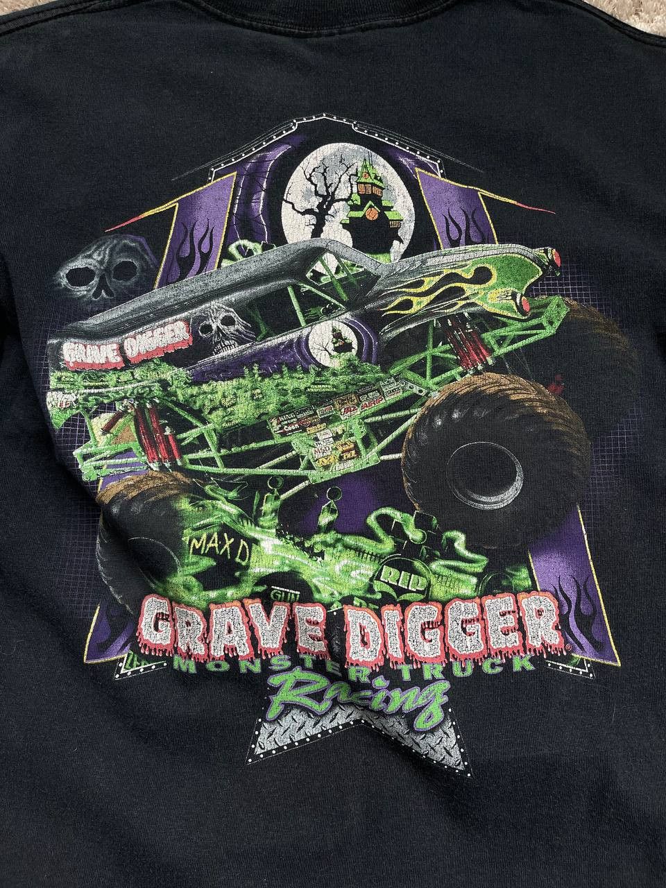 Streetwear × Vintage Vintage Grave Digger Monster Jam Graphic Tee Size US S / EU 44-46 / 1 - 9 Thumbnail