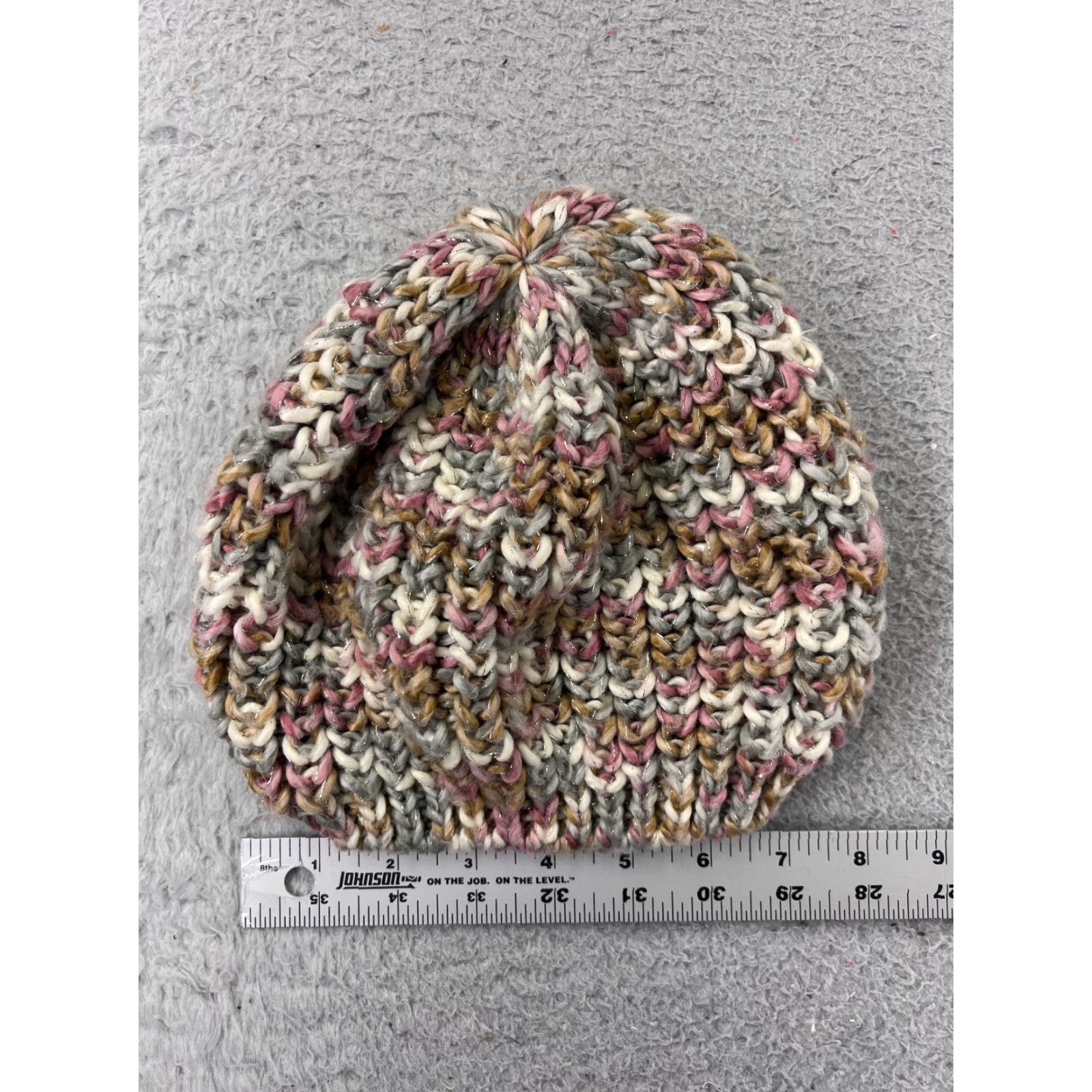 Joe Boxer Joe Boxer Beanie Womens One Size Pink 100% Acrylic Knit Ski Hat Size ONE SIZE - 3 Thumbnail