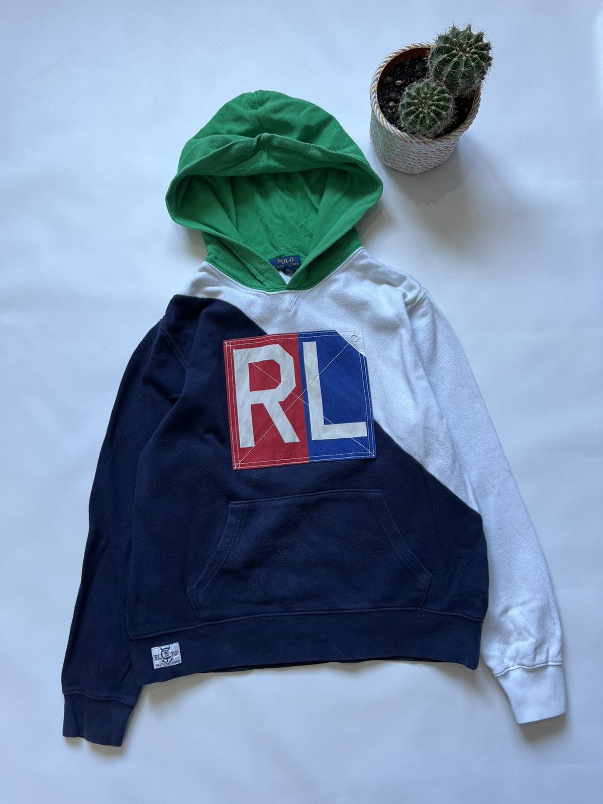 Polo Ralph Lauren Vintage Polo Ralph Lauren Hoodie 90s Y2K Rare Rugby Size US S / EU 44-46 / 1 - 1 Thumbnail