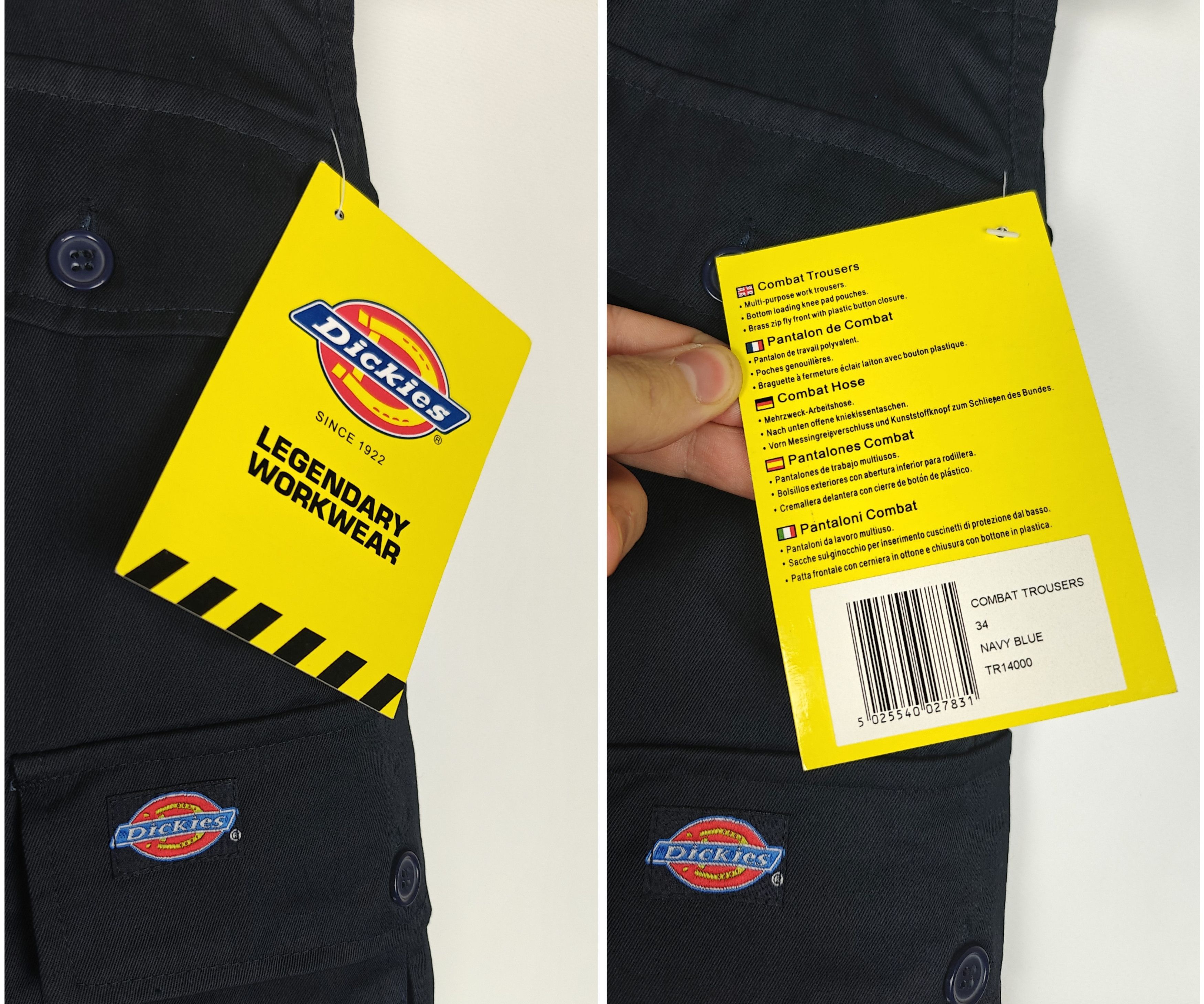 Dickies Dickies Combat Trousers Navy Multipocket size 34x34 Size US 34 / EU 50 - 11 Thumbnail