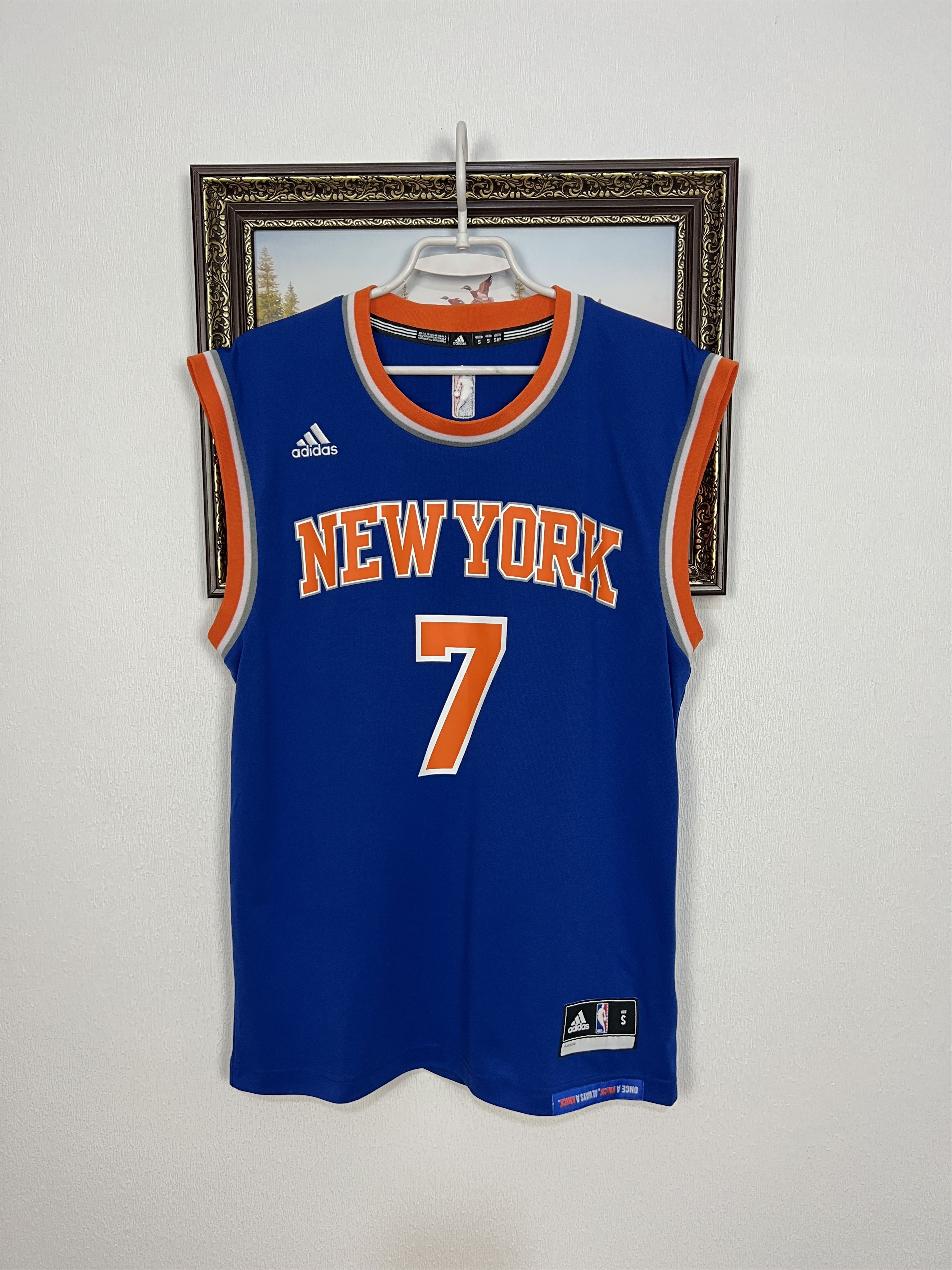 Adidas Vintage Adidas New York Knicks #7 Anthony NBA Jersey Size US S / EU 44-46 / 1 - 1 Thumbnail