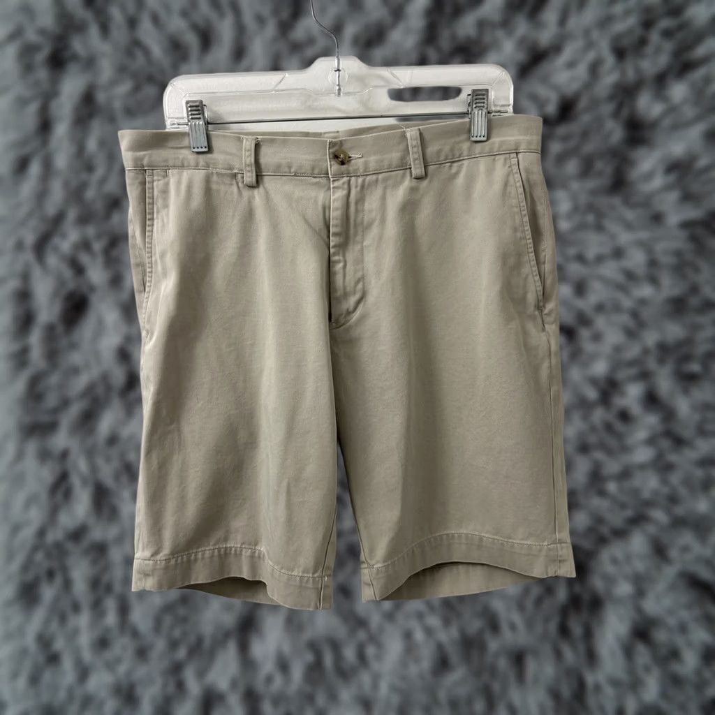 Polo Ralph Lauren Polo Ralph Lauren Chino Shorts Mens 33 Beige Flat Front 9" YKK Classic Fit Cotton Elastane Pocketed Beach Golf Casual Size US XS / EU 42 / 0 - 1 Thumbnail