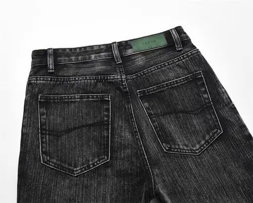VIBE Men's hippie flared distressed washed jeans Size US 32 / EU 48 - 4 Thumbnail