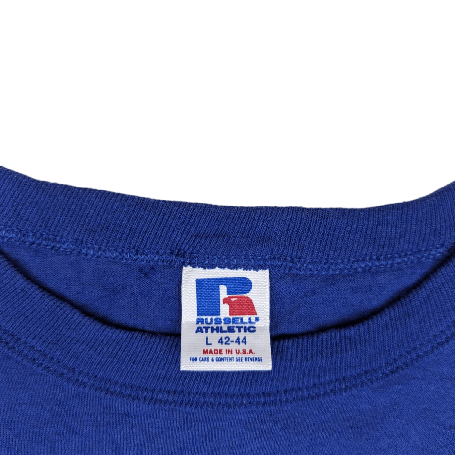 Russell Athletic 90's Mooresville High School Blue Devils Tennis Club Tee Size US L / EU 52-54 / 3 - 8 Thumbnail