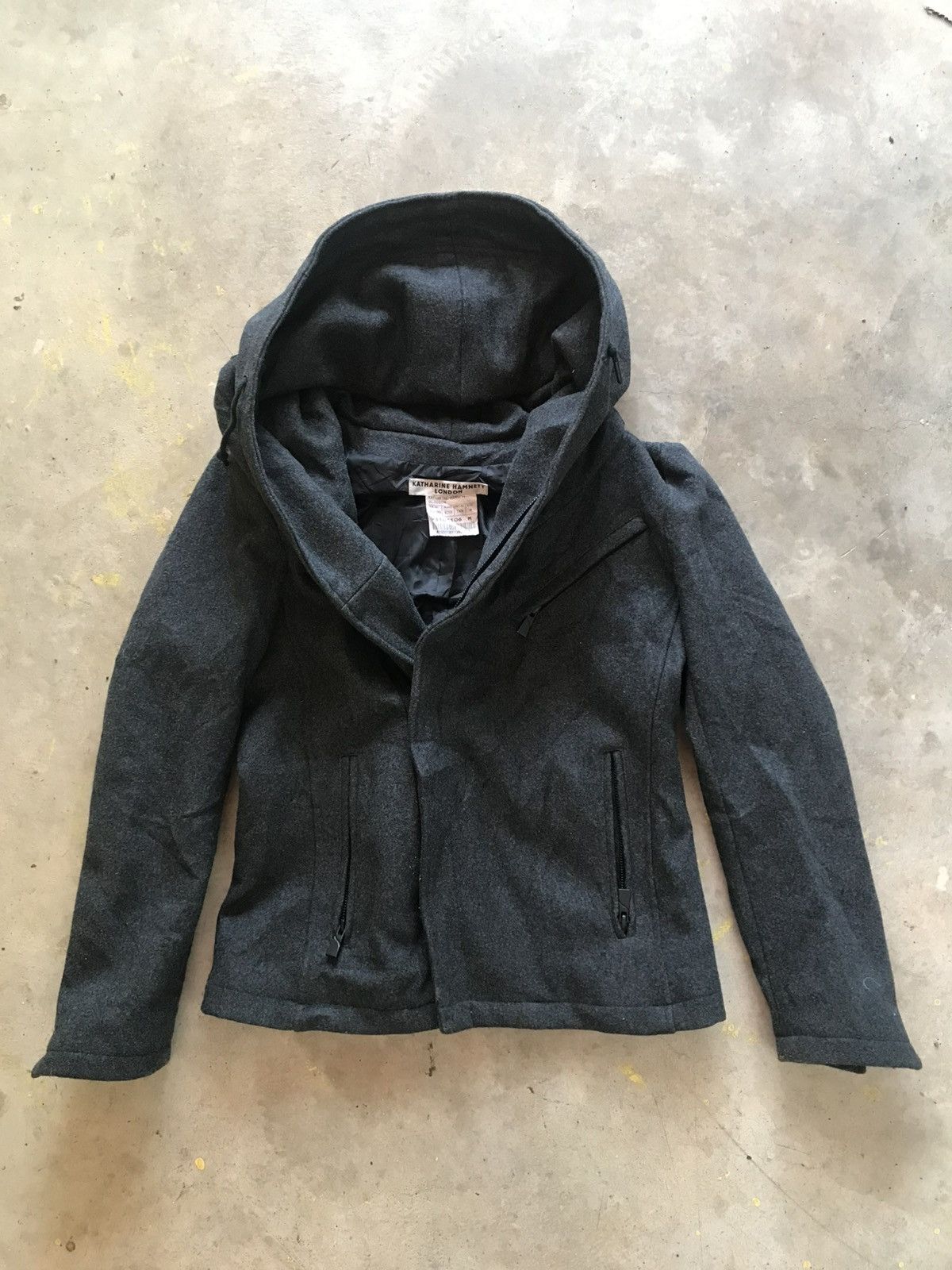 Katharine Hamnett London KATHARINE HAMNETT Gimmick Wool Blouson RARE Size US M / EU 48-50 / 2 - 3 Thumbnail